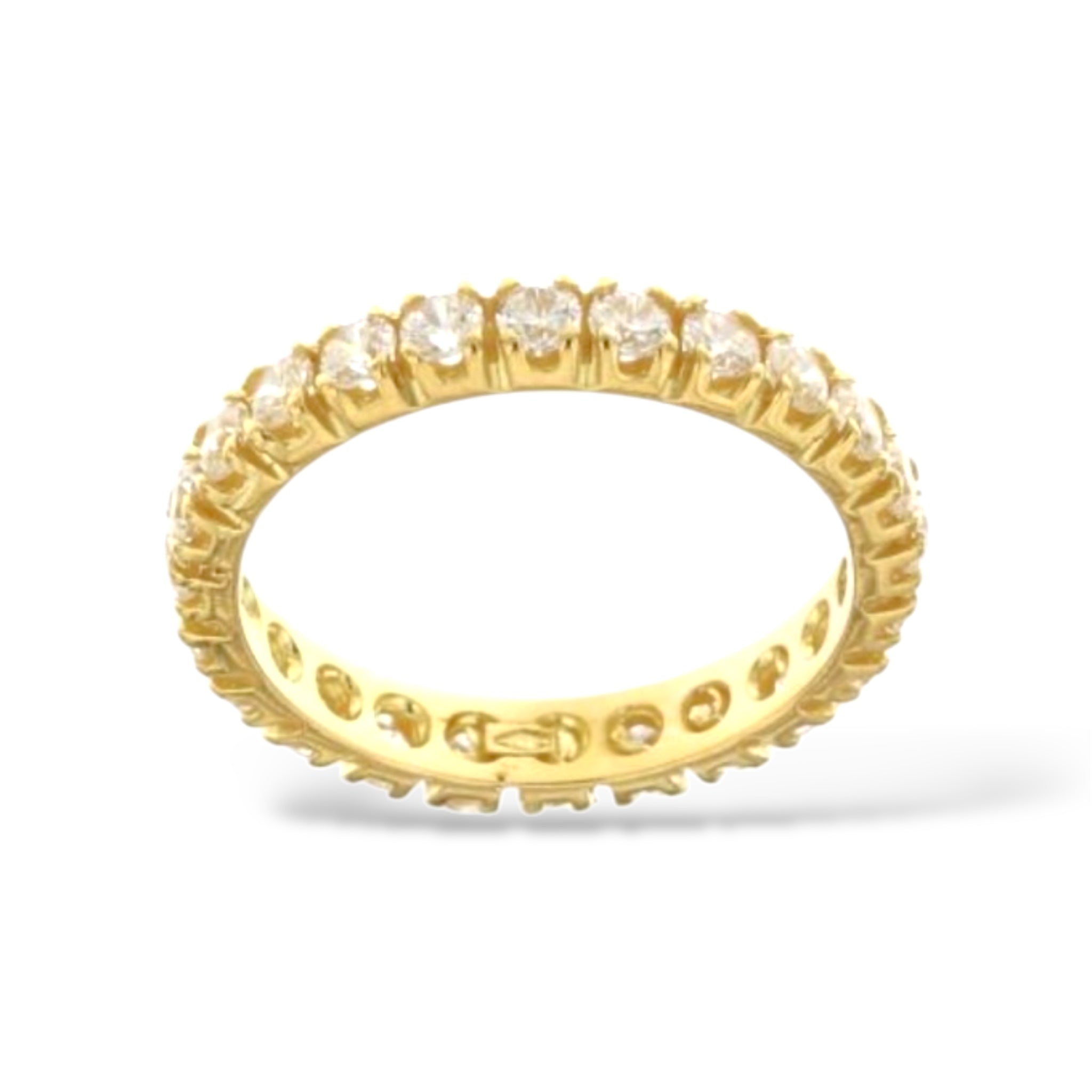 Anello eternity oro 18kt