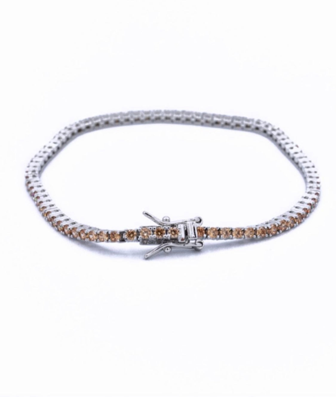 Bracciale Tennis champagne