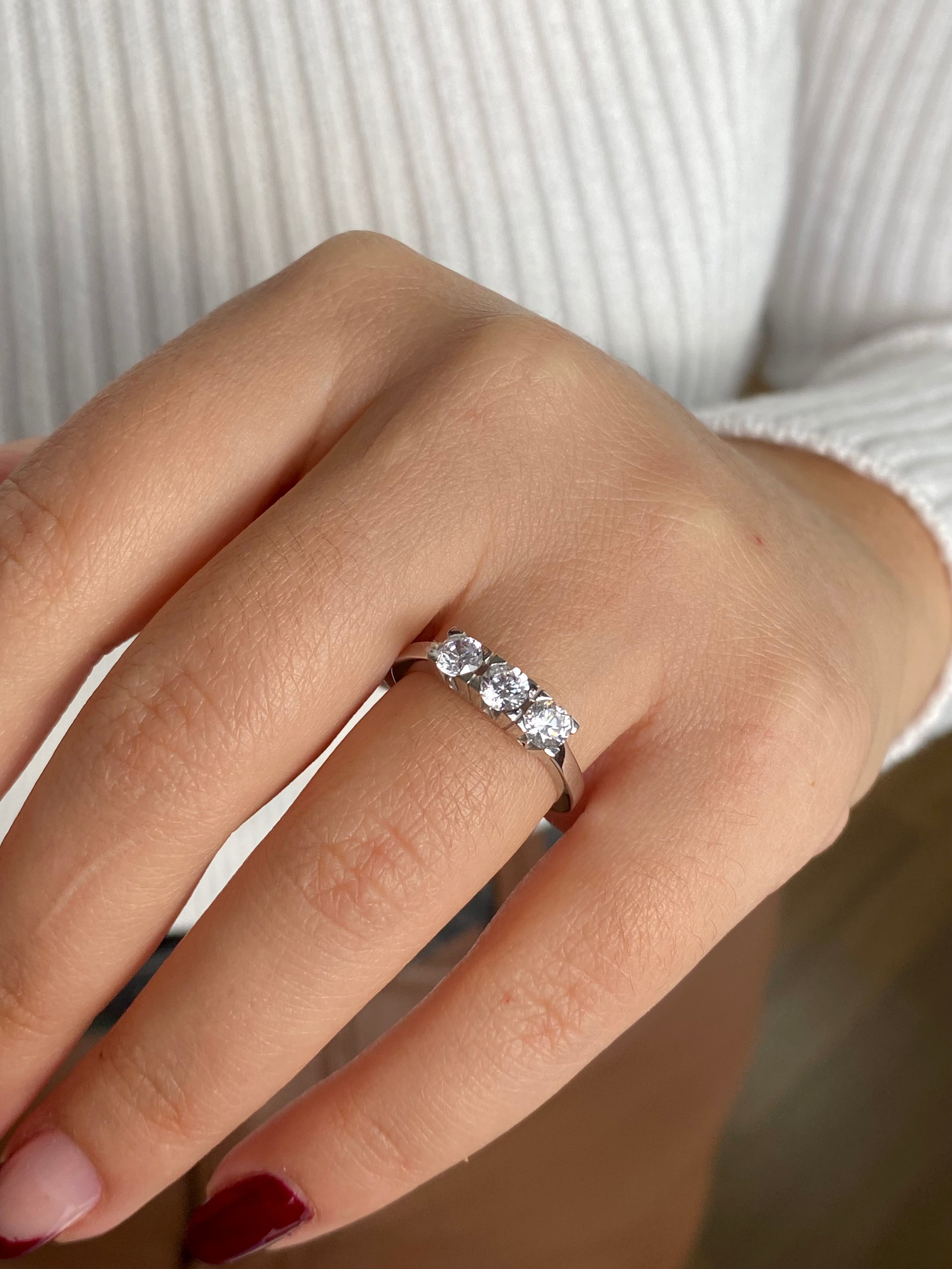 Anello Trilogy Shine Argento925