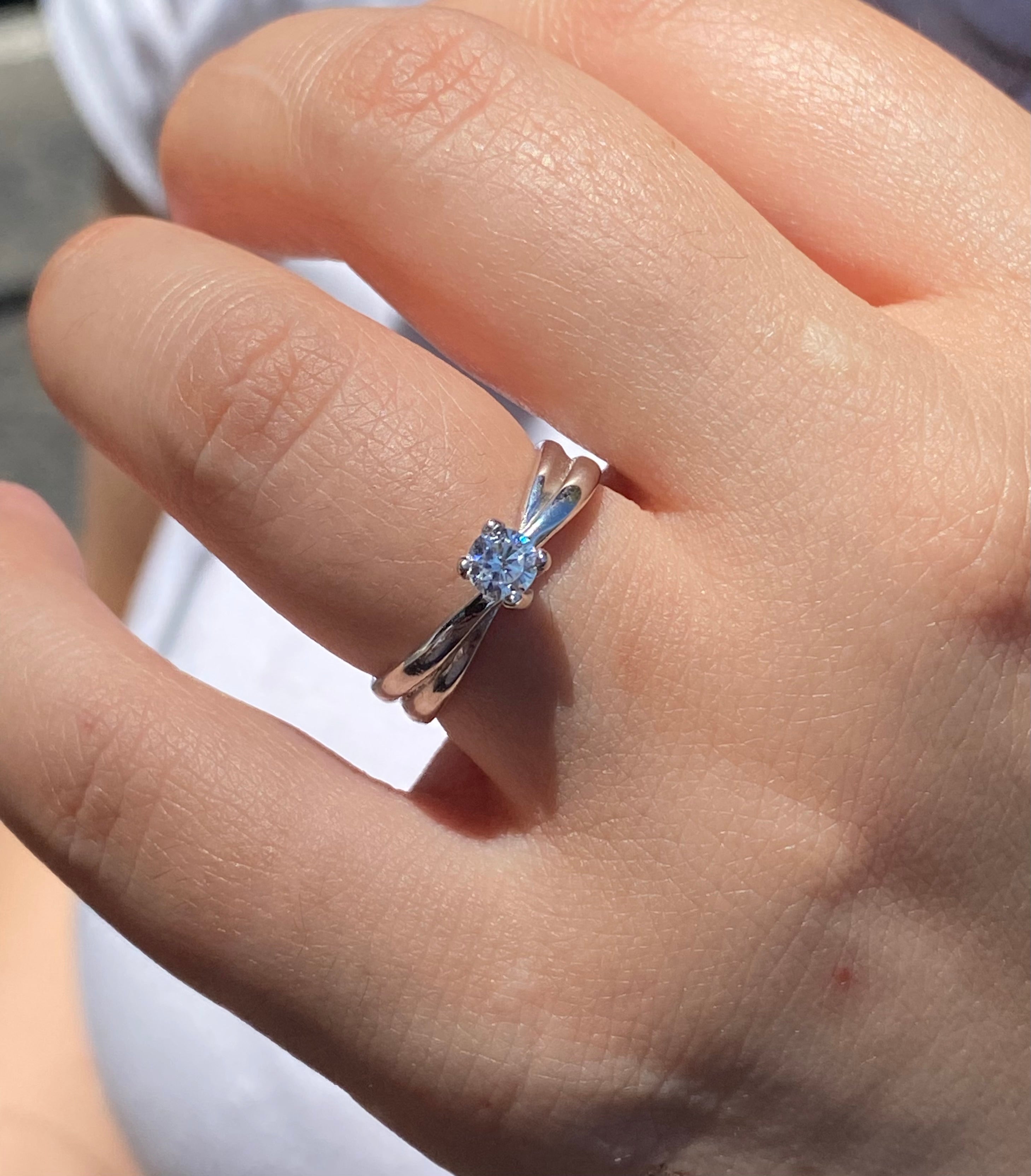 Anello doppio intreccio