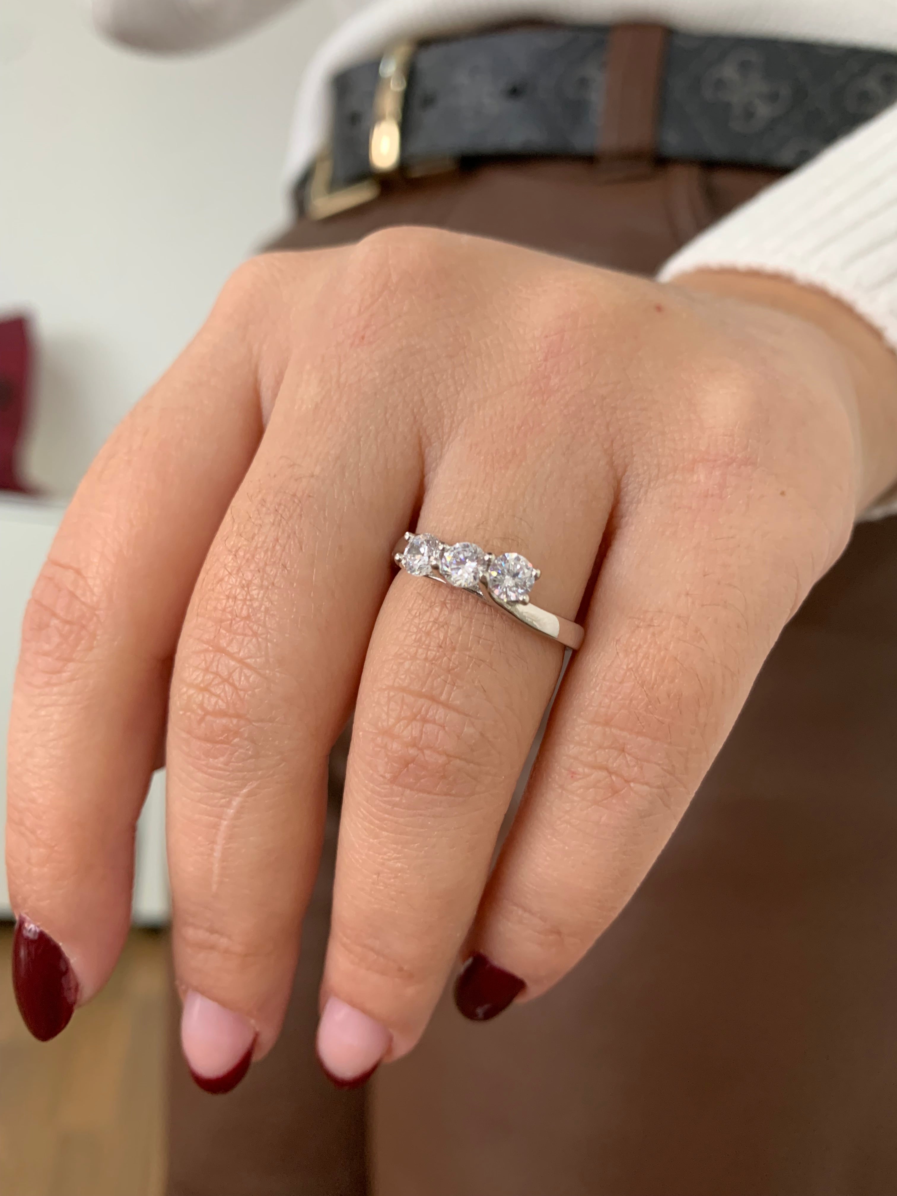 Anello Trilogy incrociato