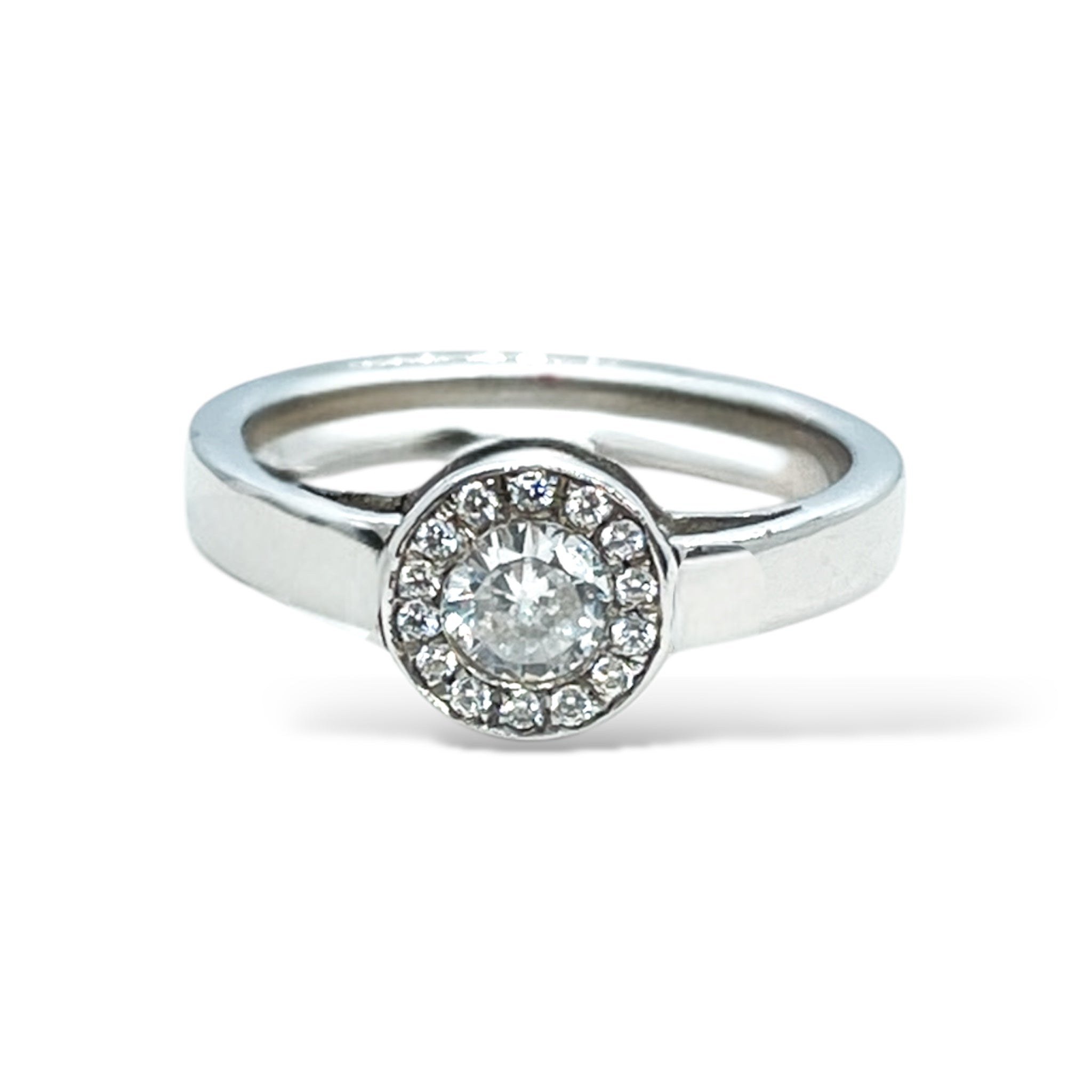 Anello punto luce in argento 925