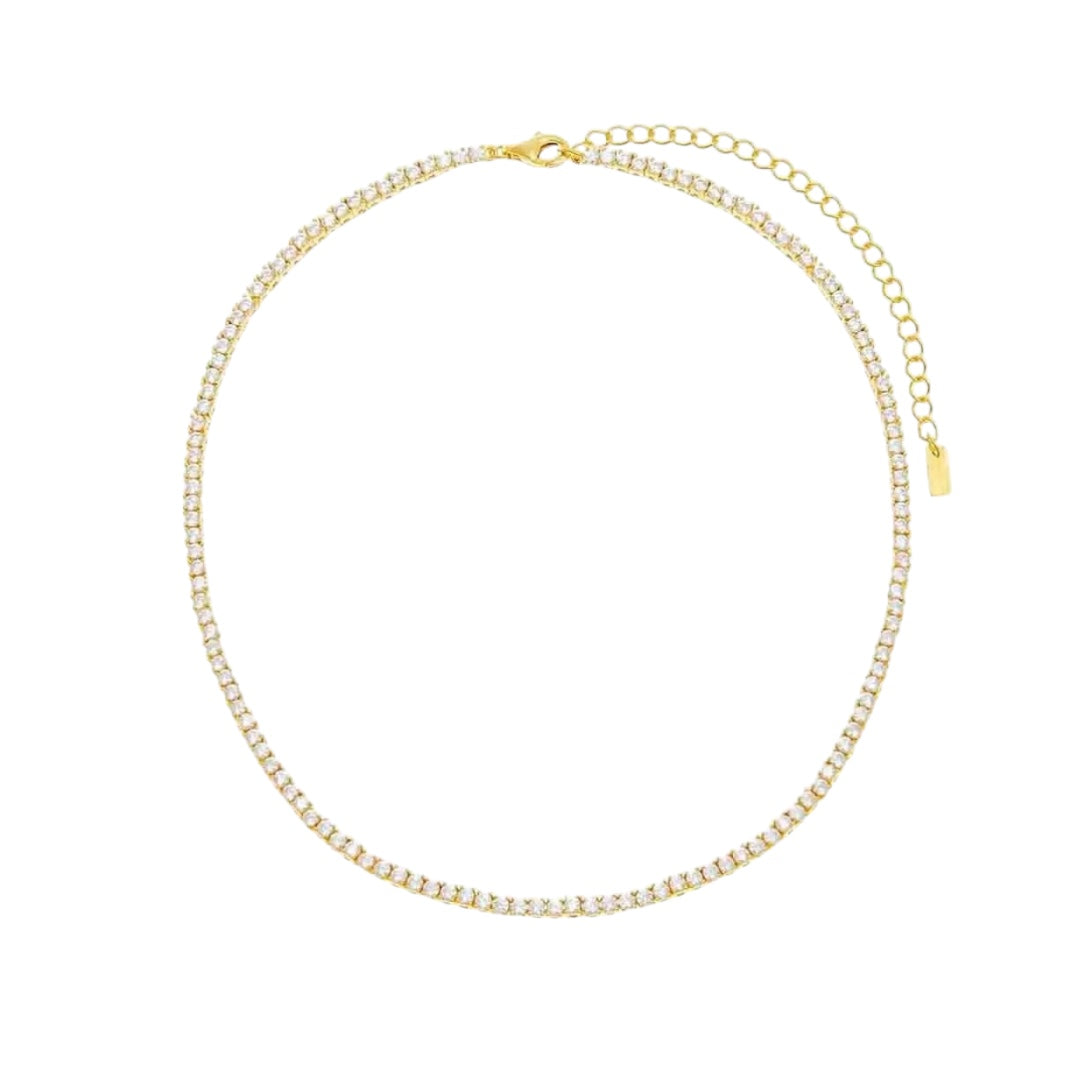 Collana tennis luminosa regolabile