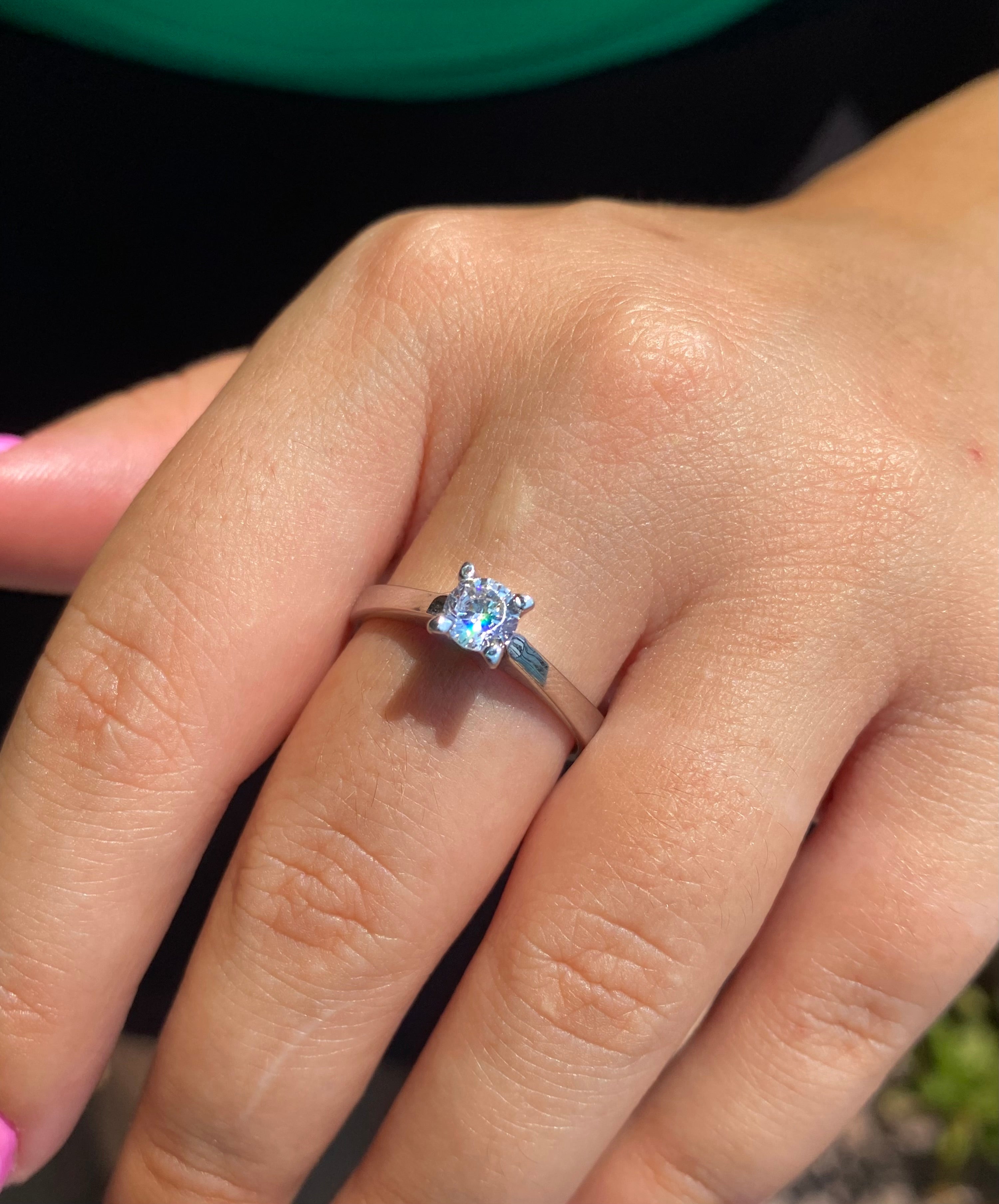 Anello Solitario Maxi