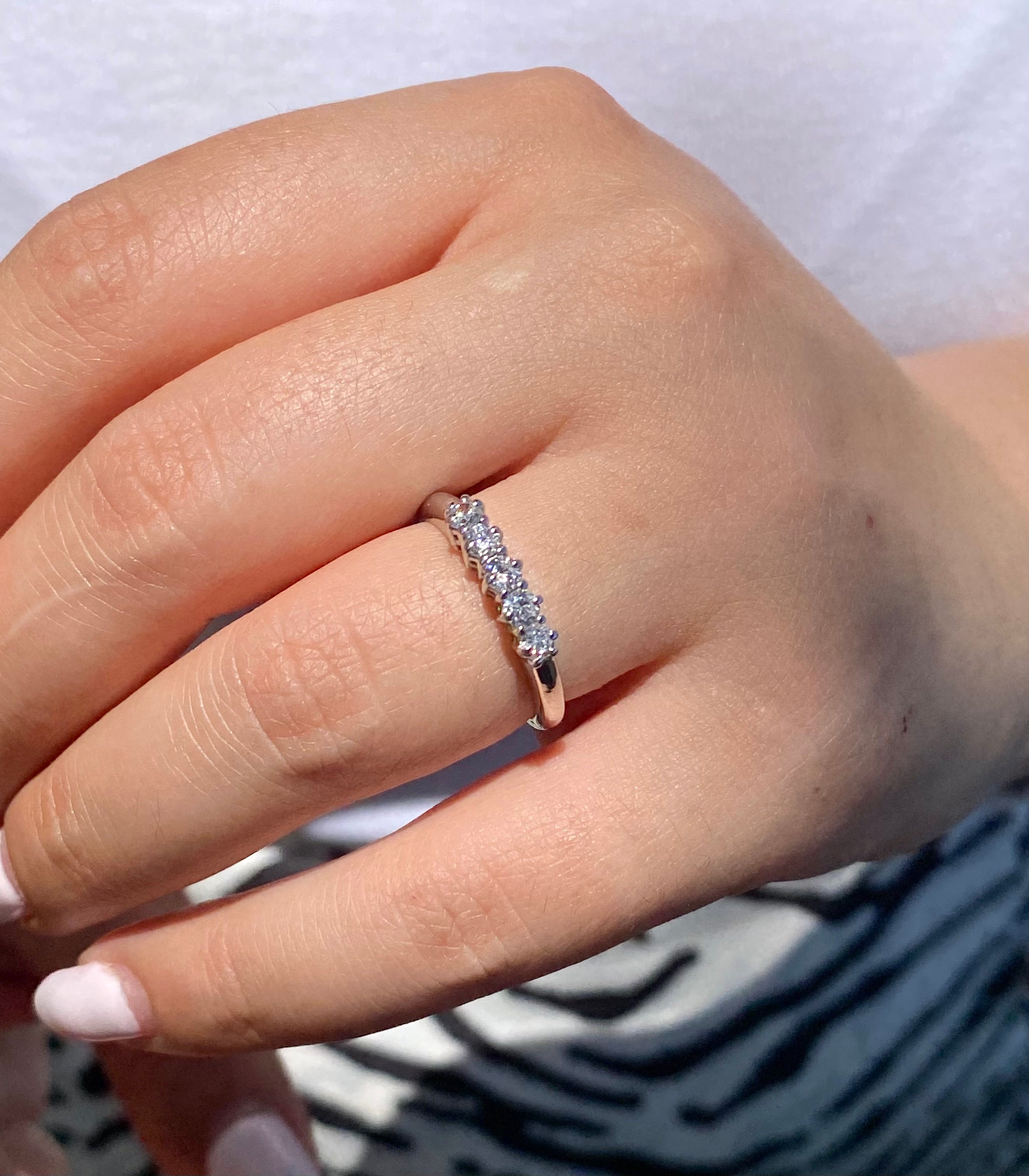 Anello Mezza Veretta Shine