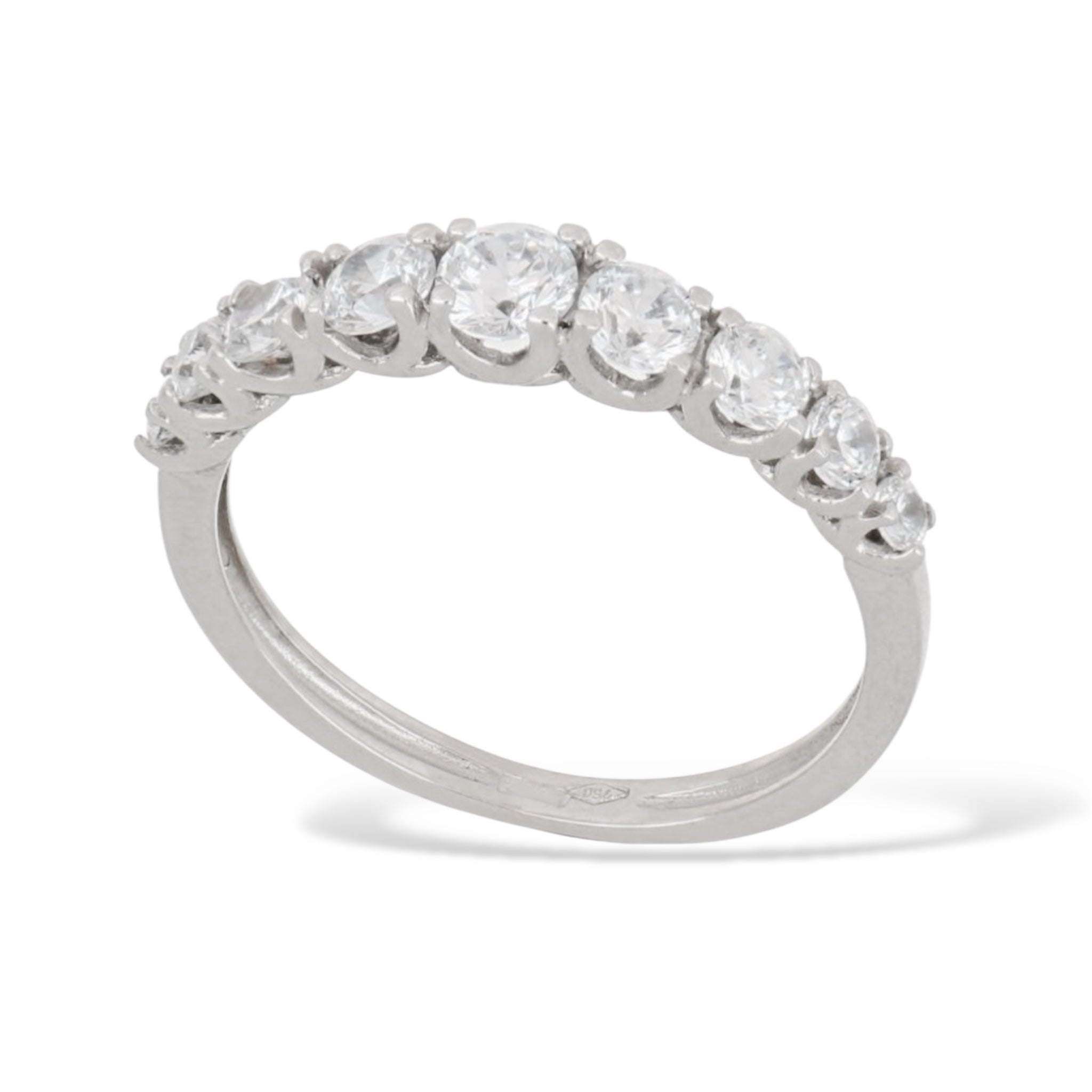 Anello eternity degradè