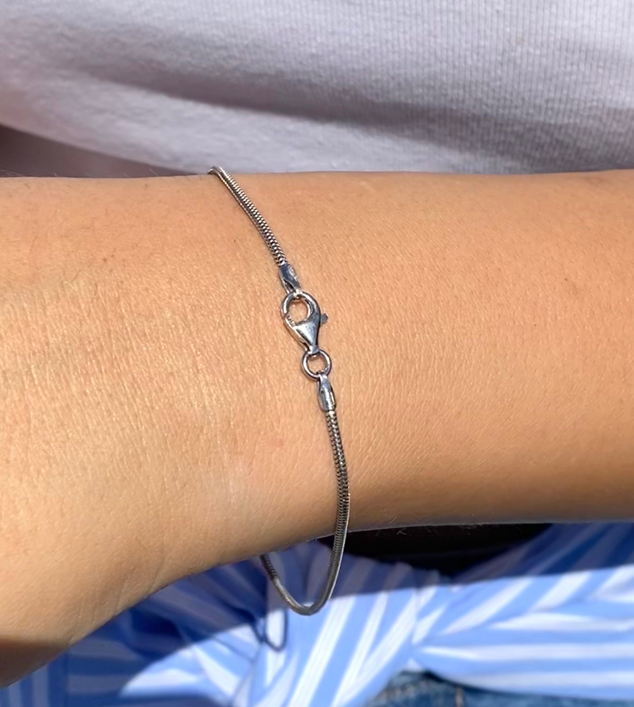 Bracciale maglia tubolare