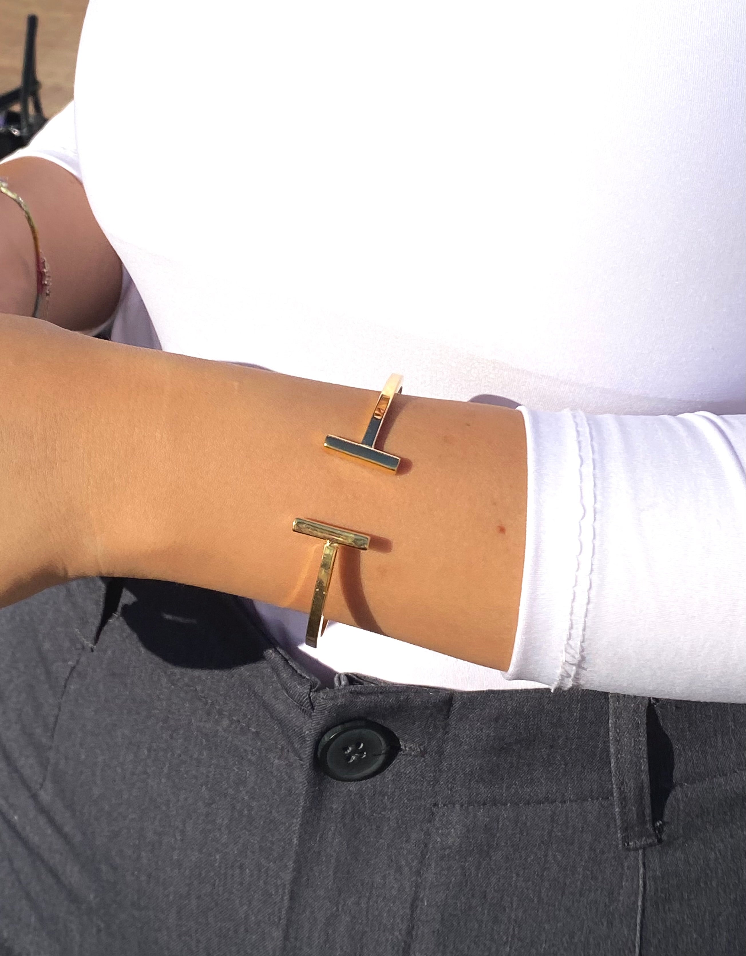 Bracciale doppia barretta