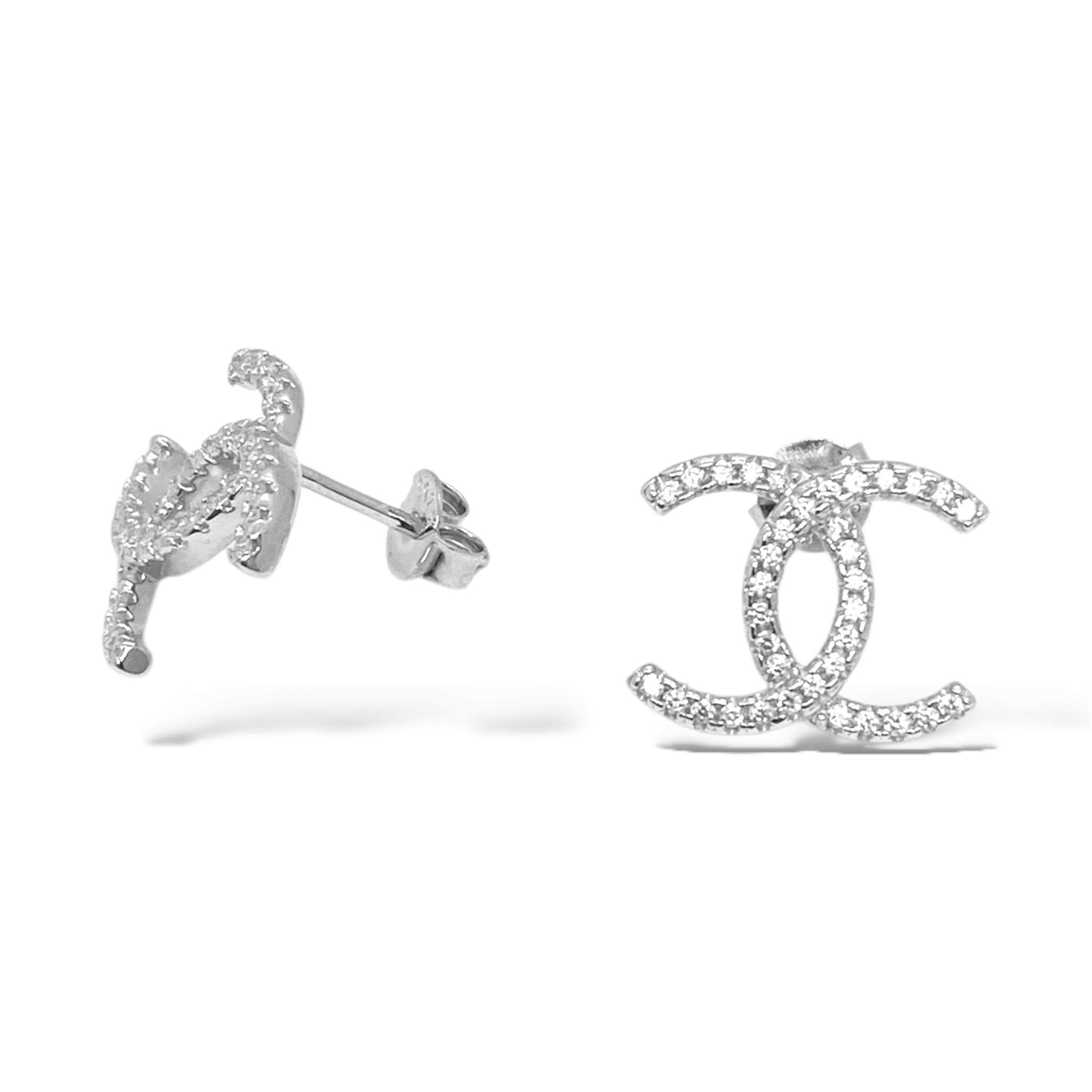 Orecchini double c variante maxi