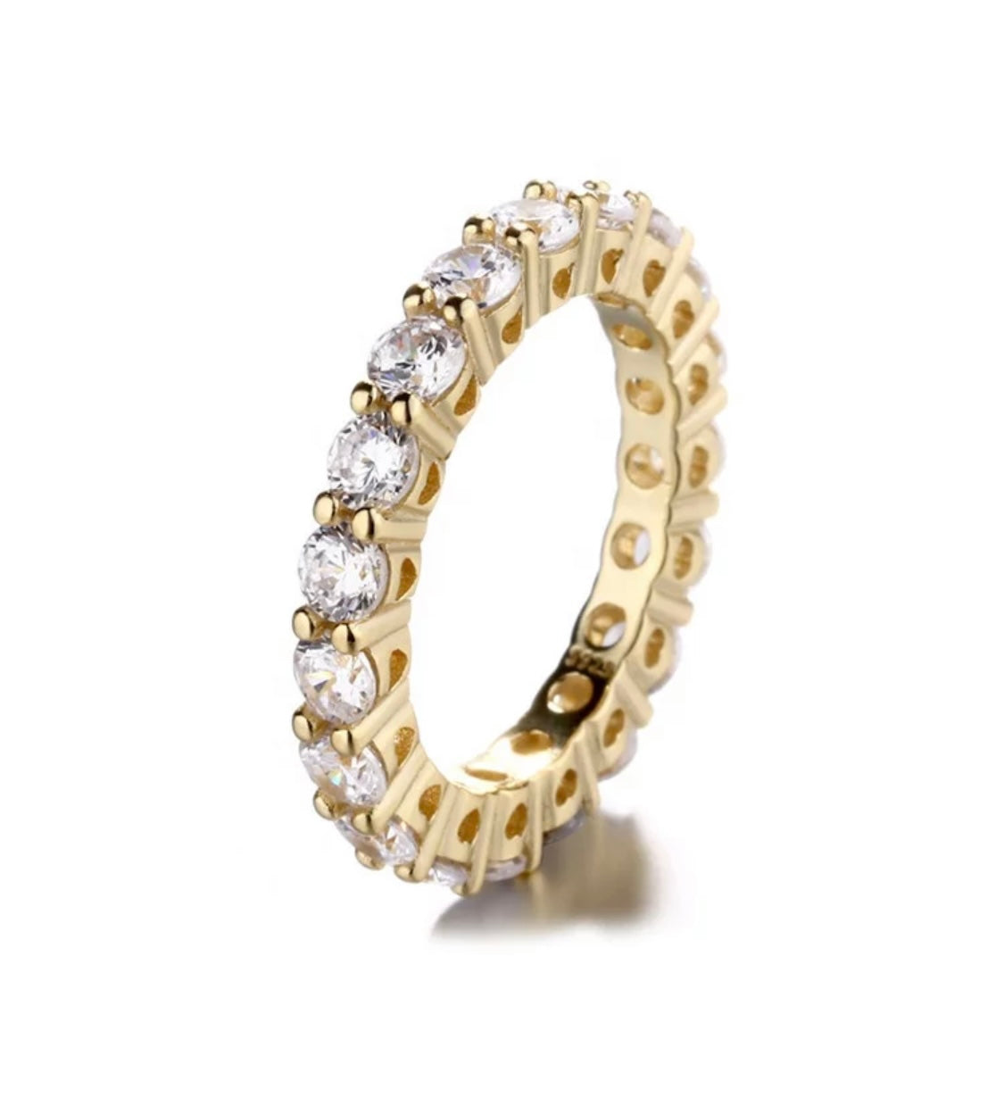 Anello Veretta Scintillante