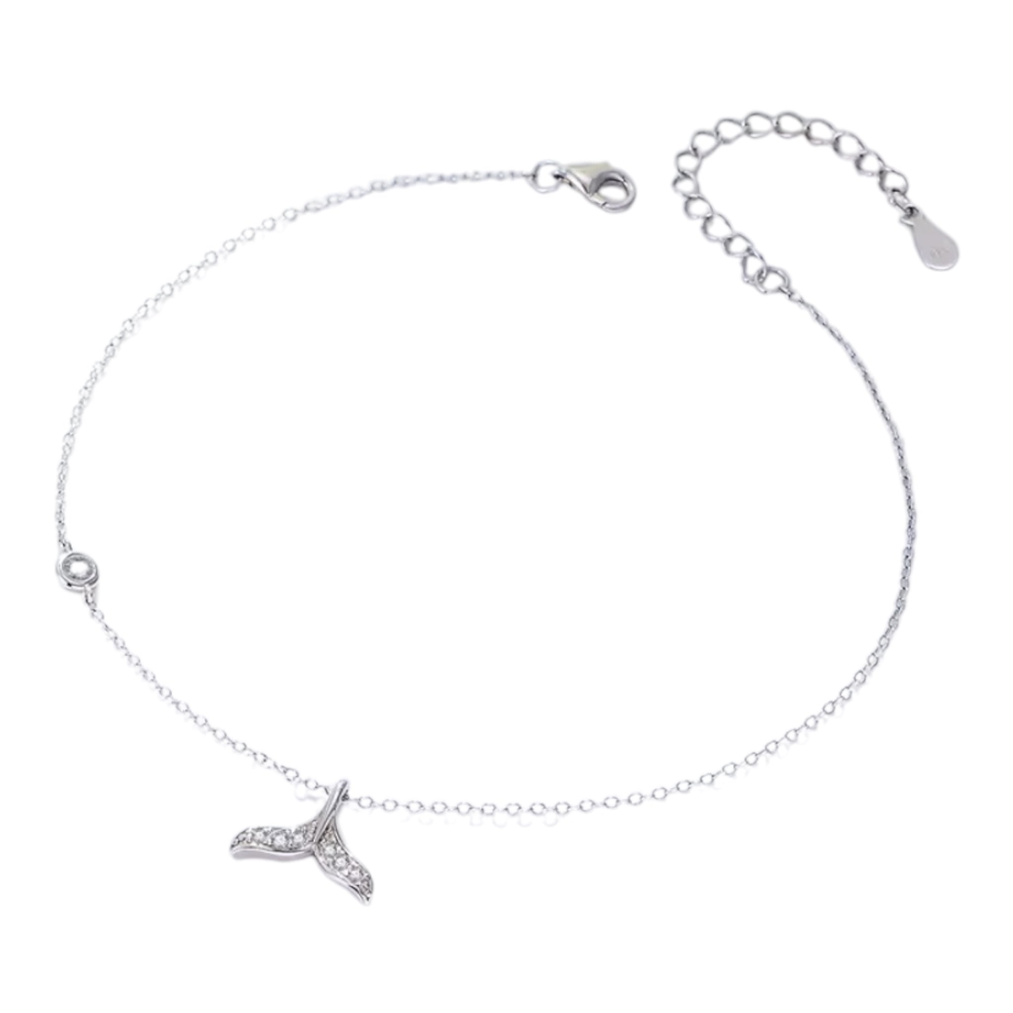 Cavigliera con coda di delfino