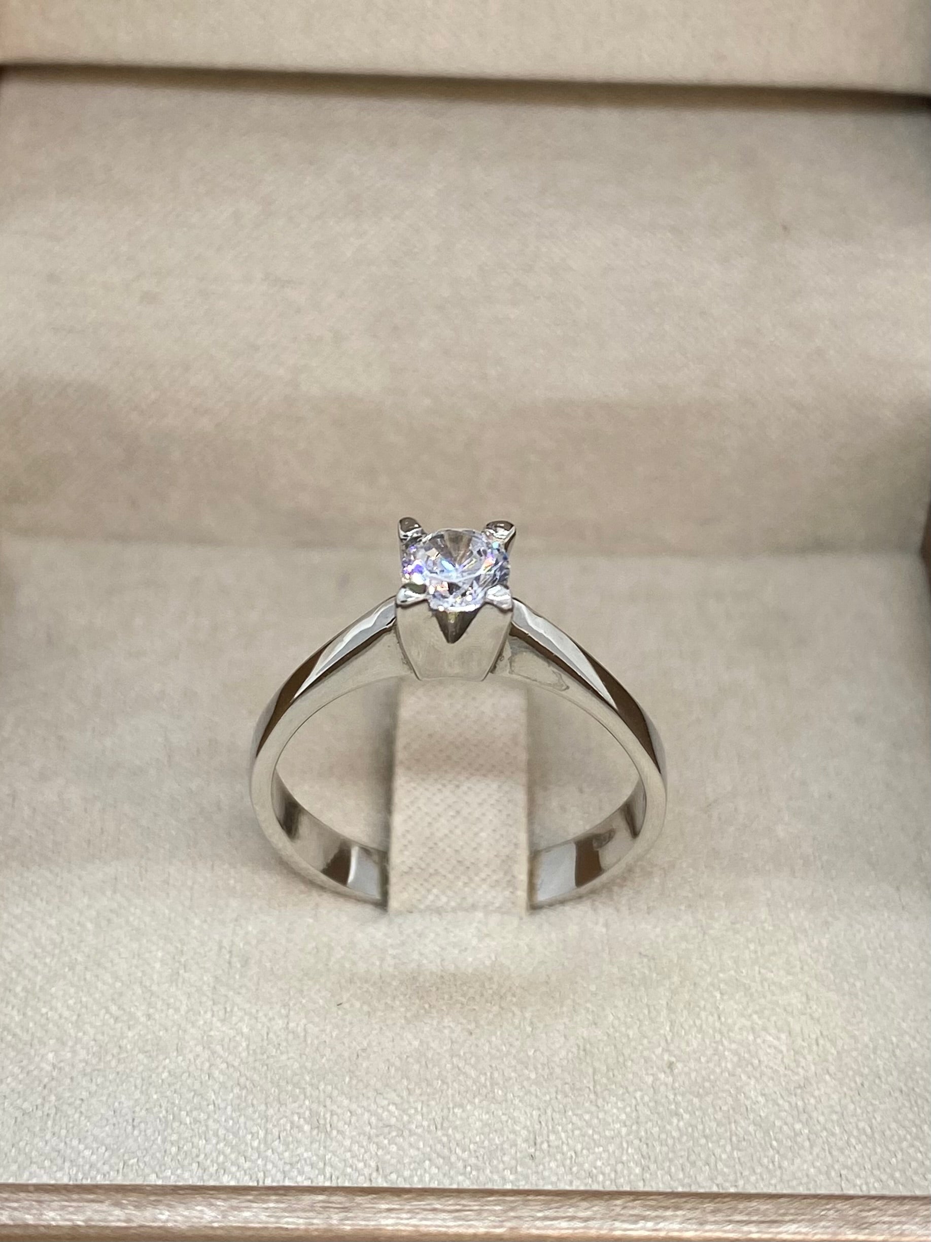 Anello Solitario Maxi