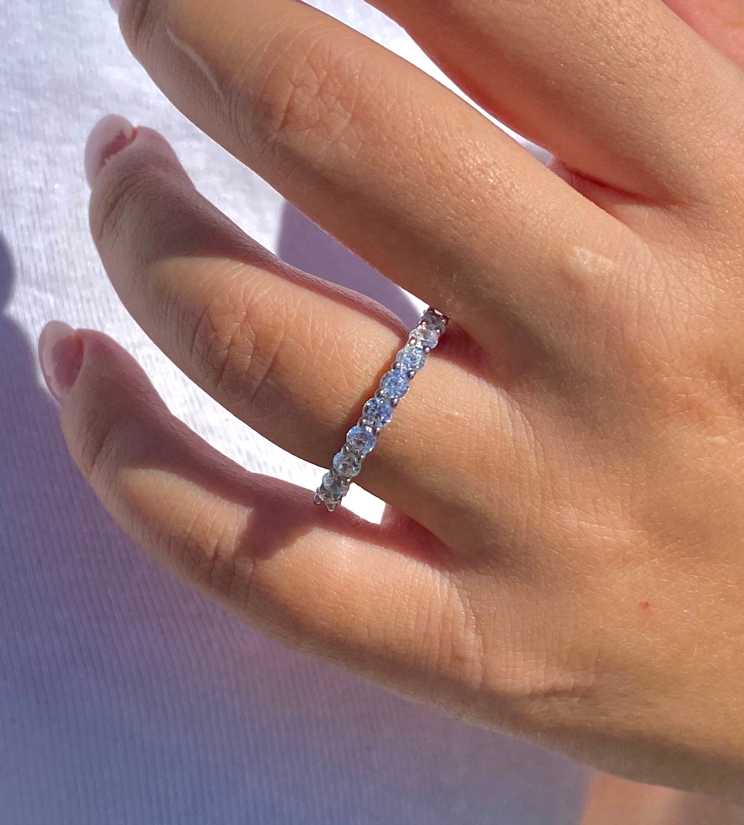 Anello Veretta Scintillante