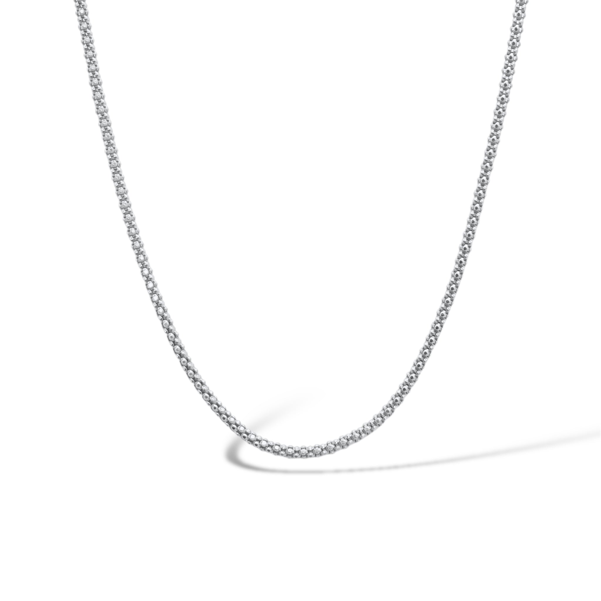 Collana maglia tubolare unisex