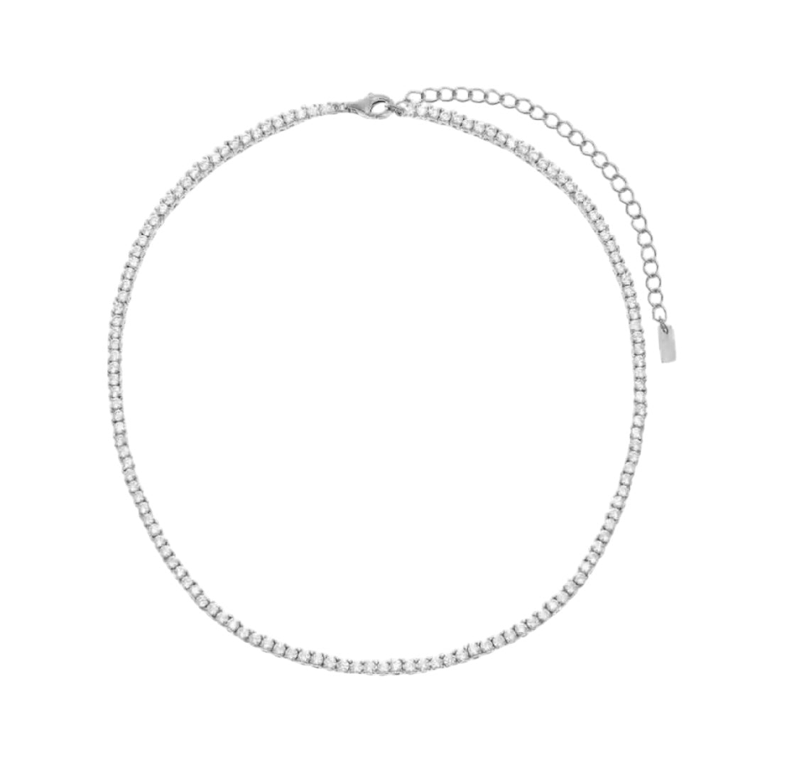 Collana tennis luminosa regolabile
