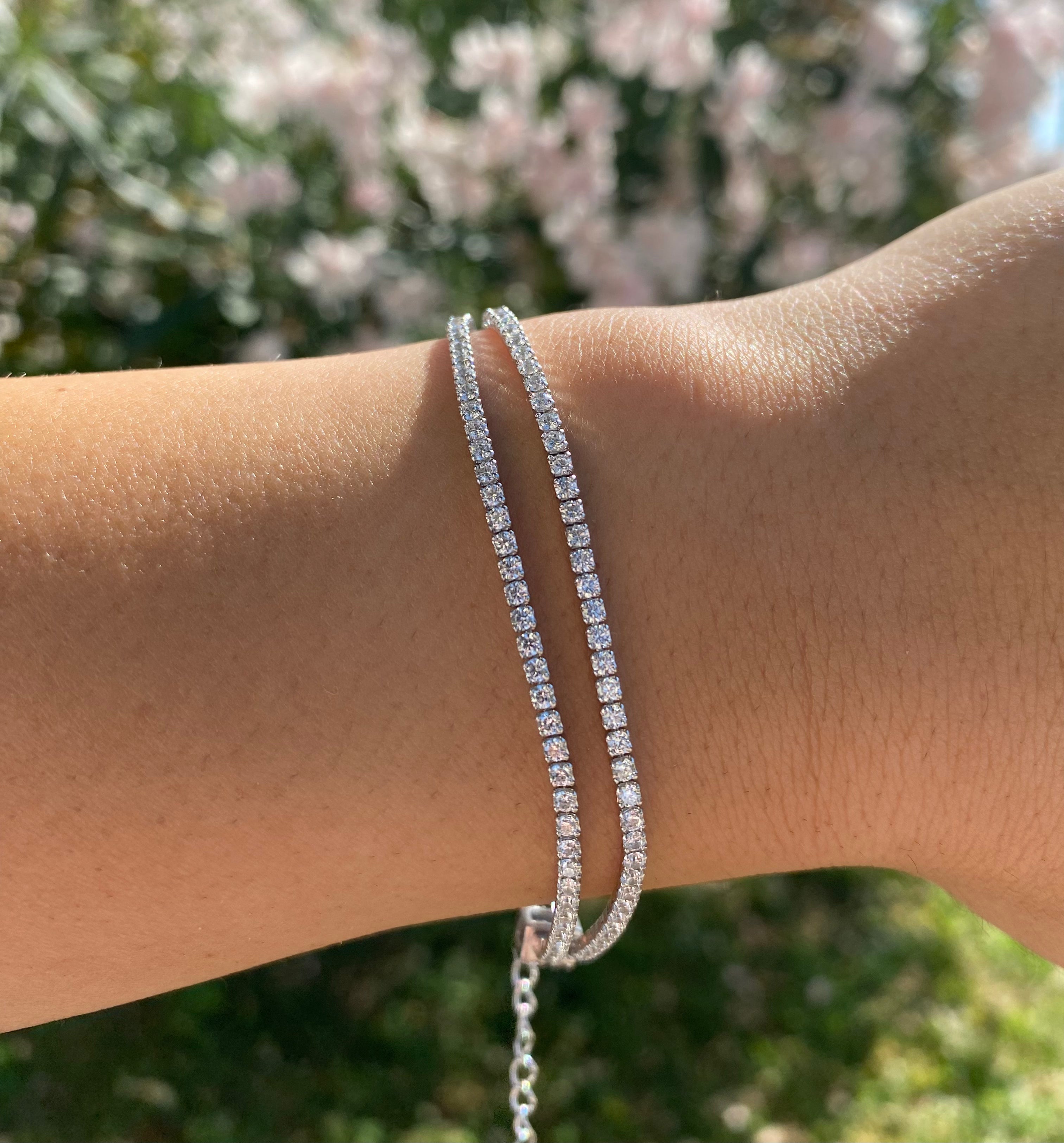 Bracciale tennis doppio giro