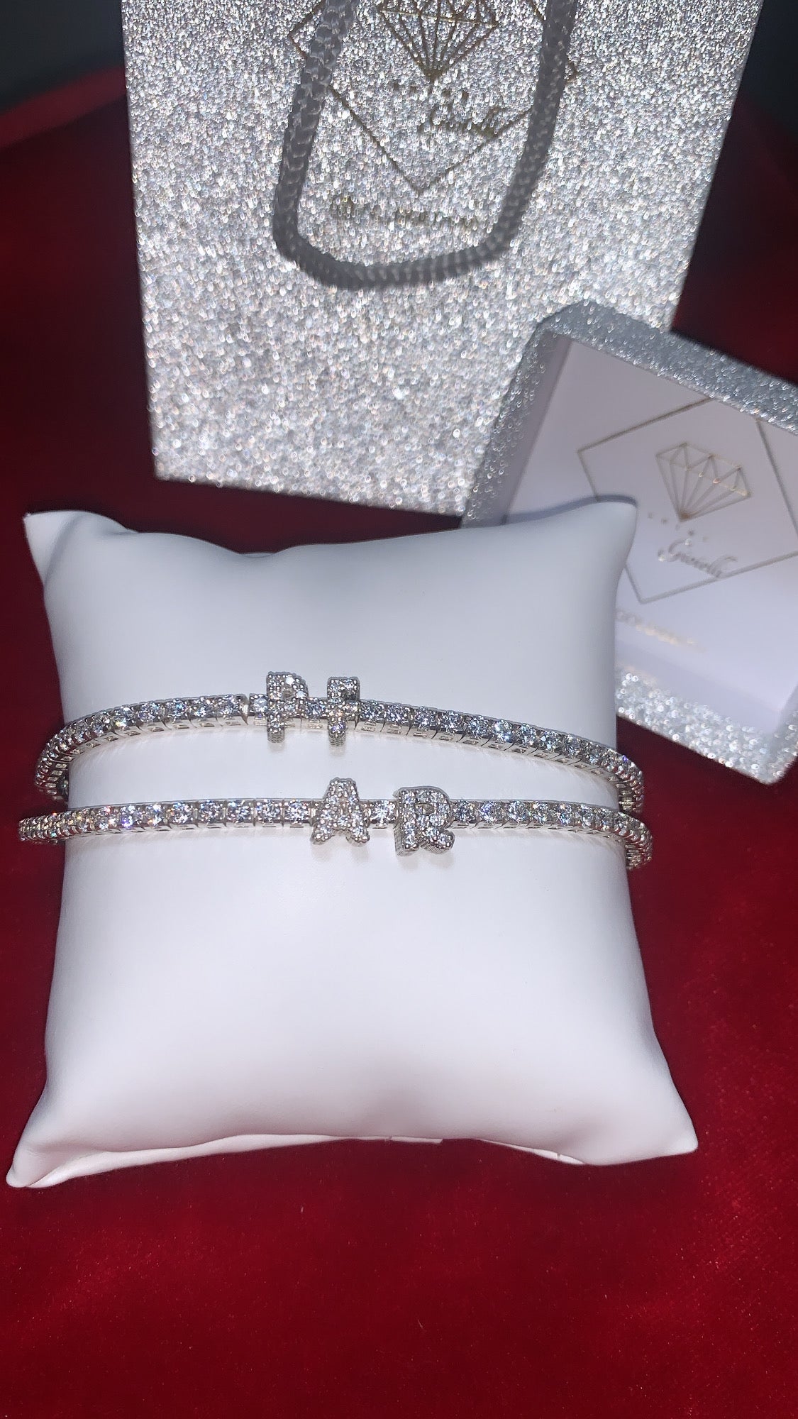 Bracciale tennis Letters 3mm