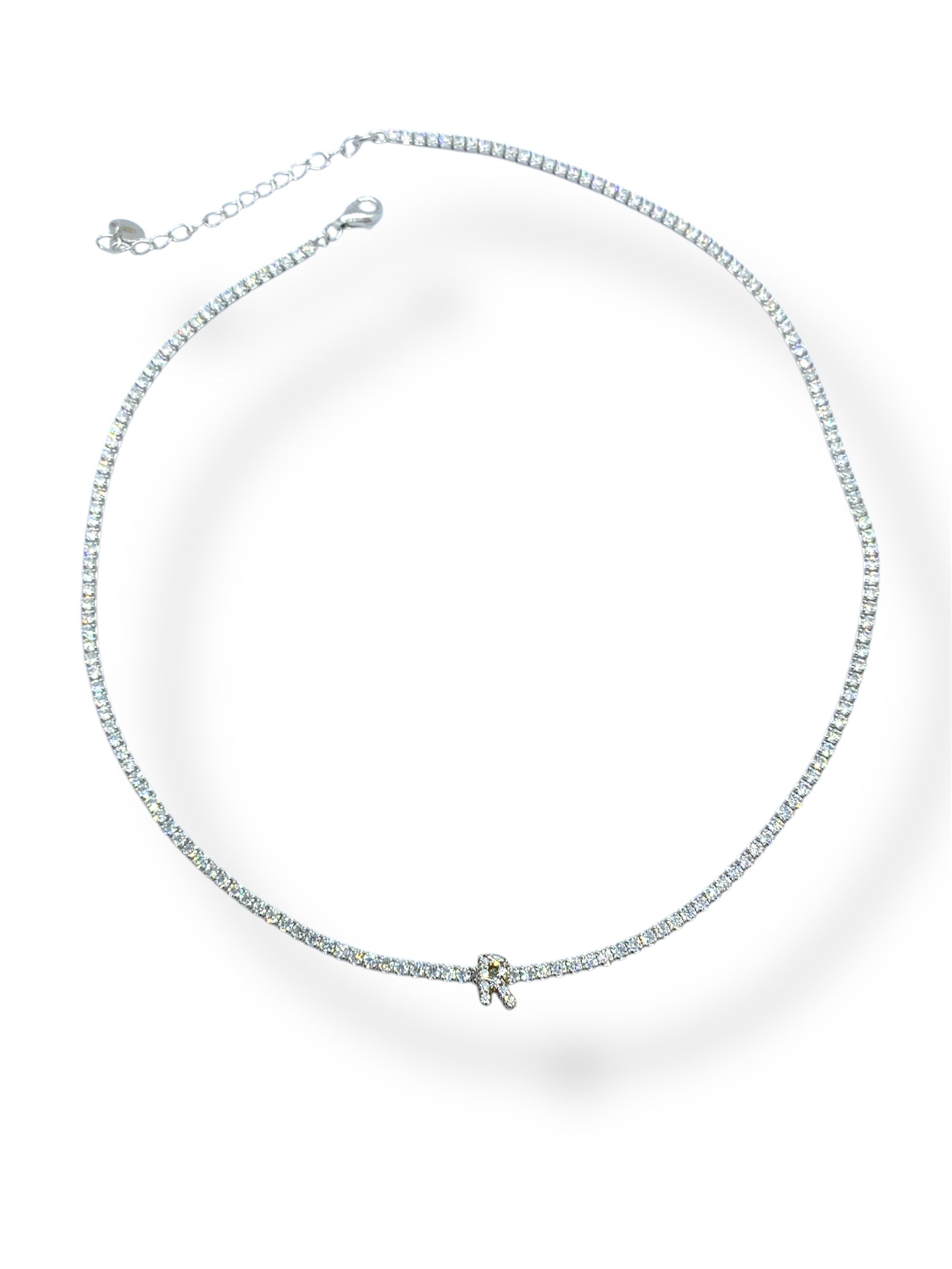 Tennis Letters necklace
