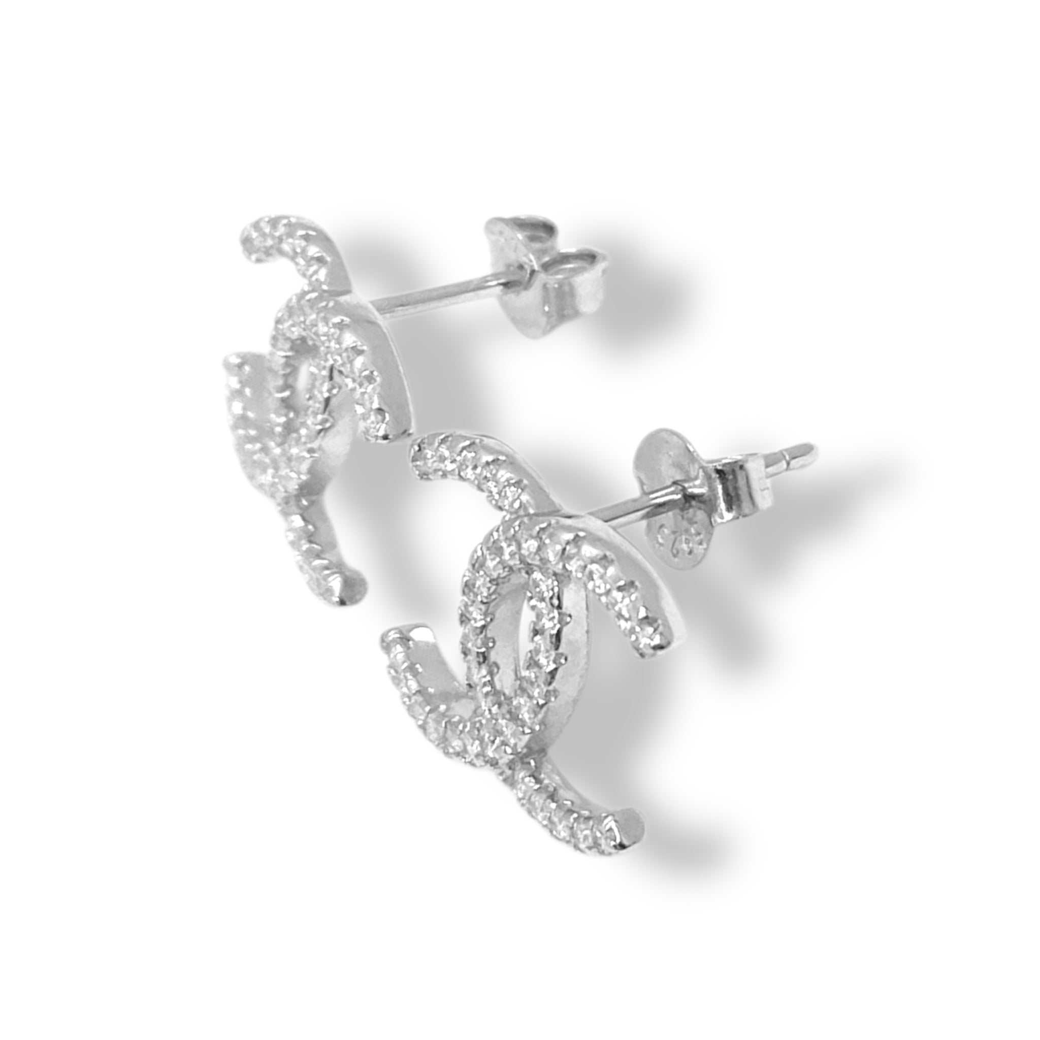 Orecchini double c variante maxi