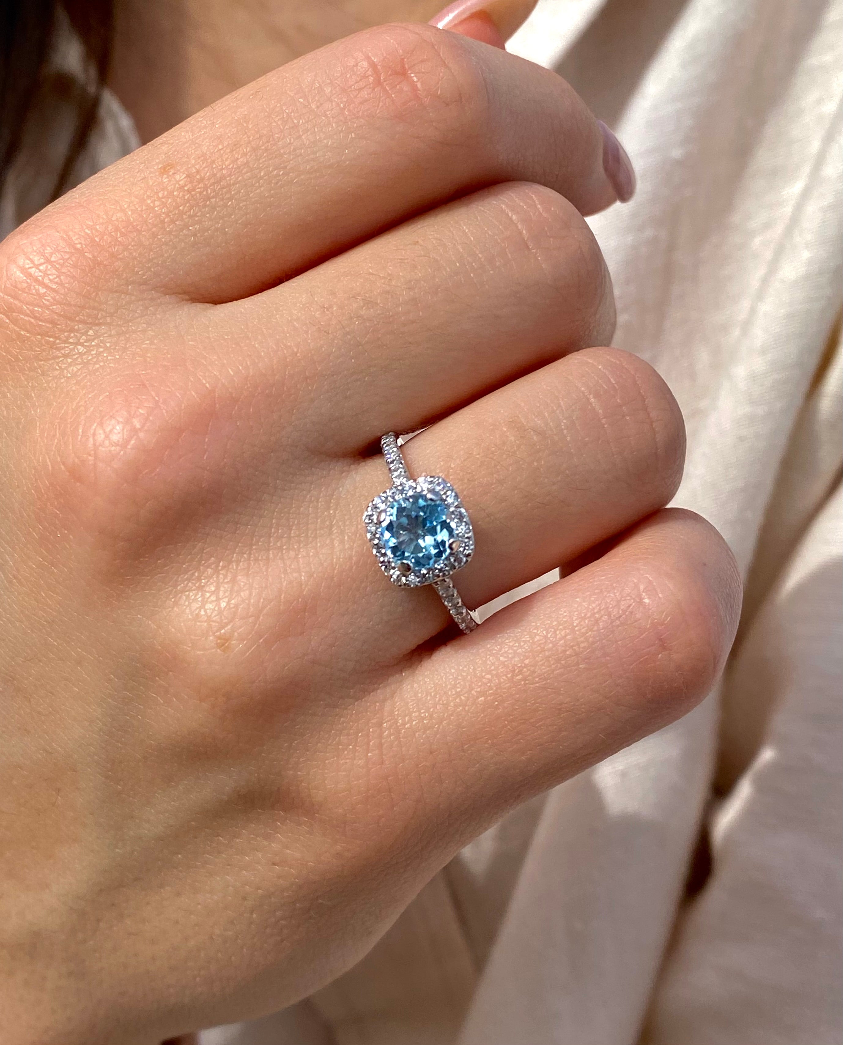 Anello Shine Luxury topazio naturale