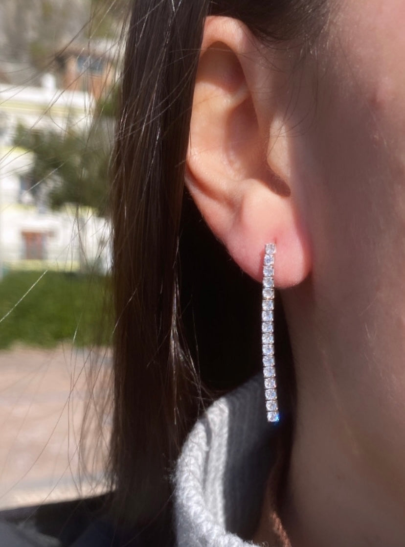 Tennis earrings