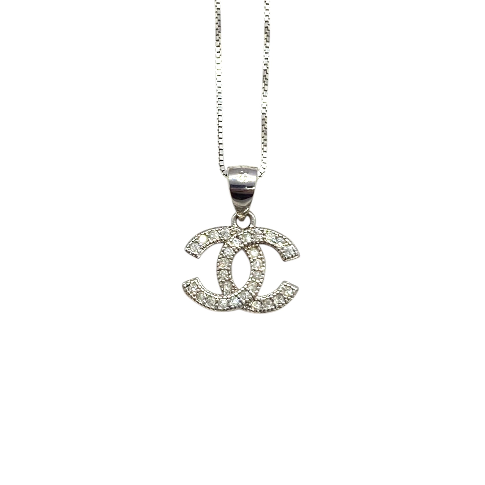 Collana con pendente double c