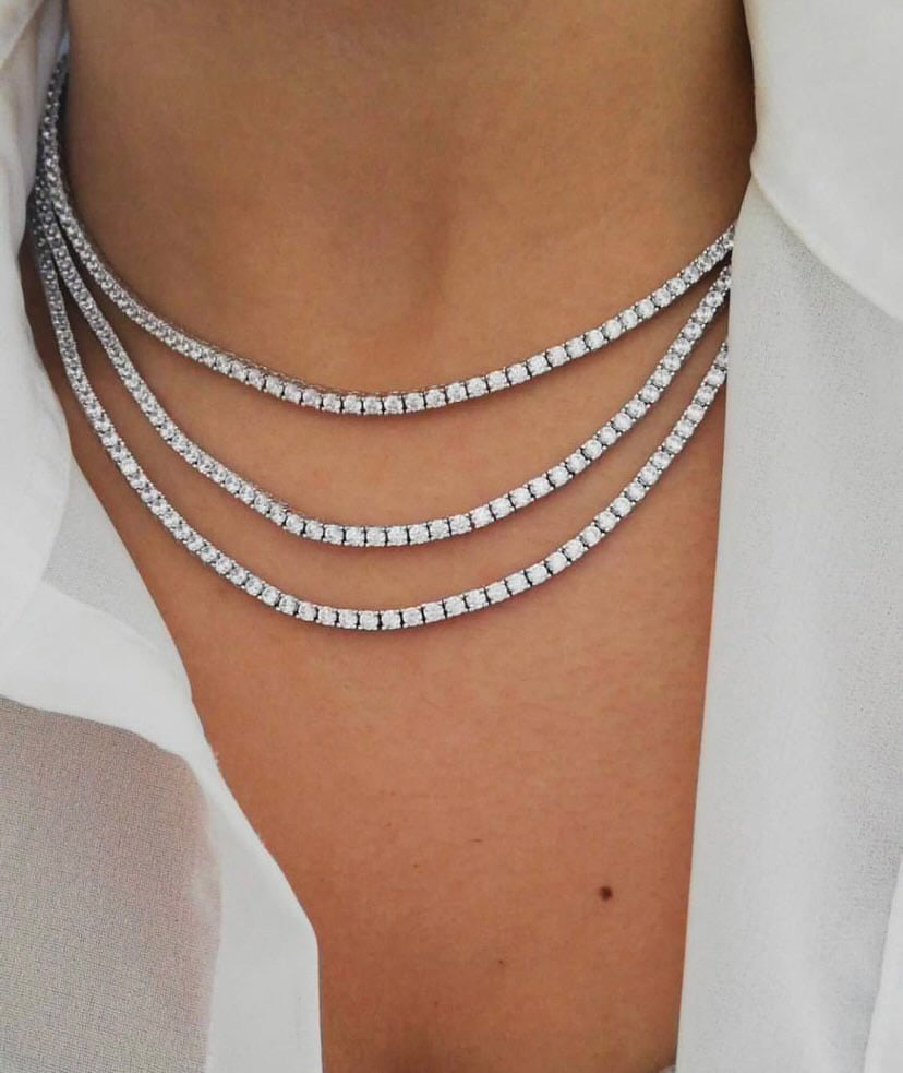 Tennis necklace.