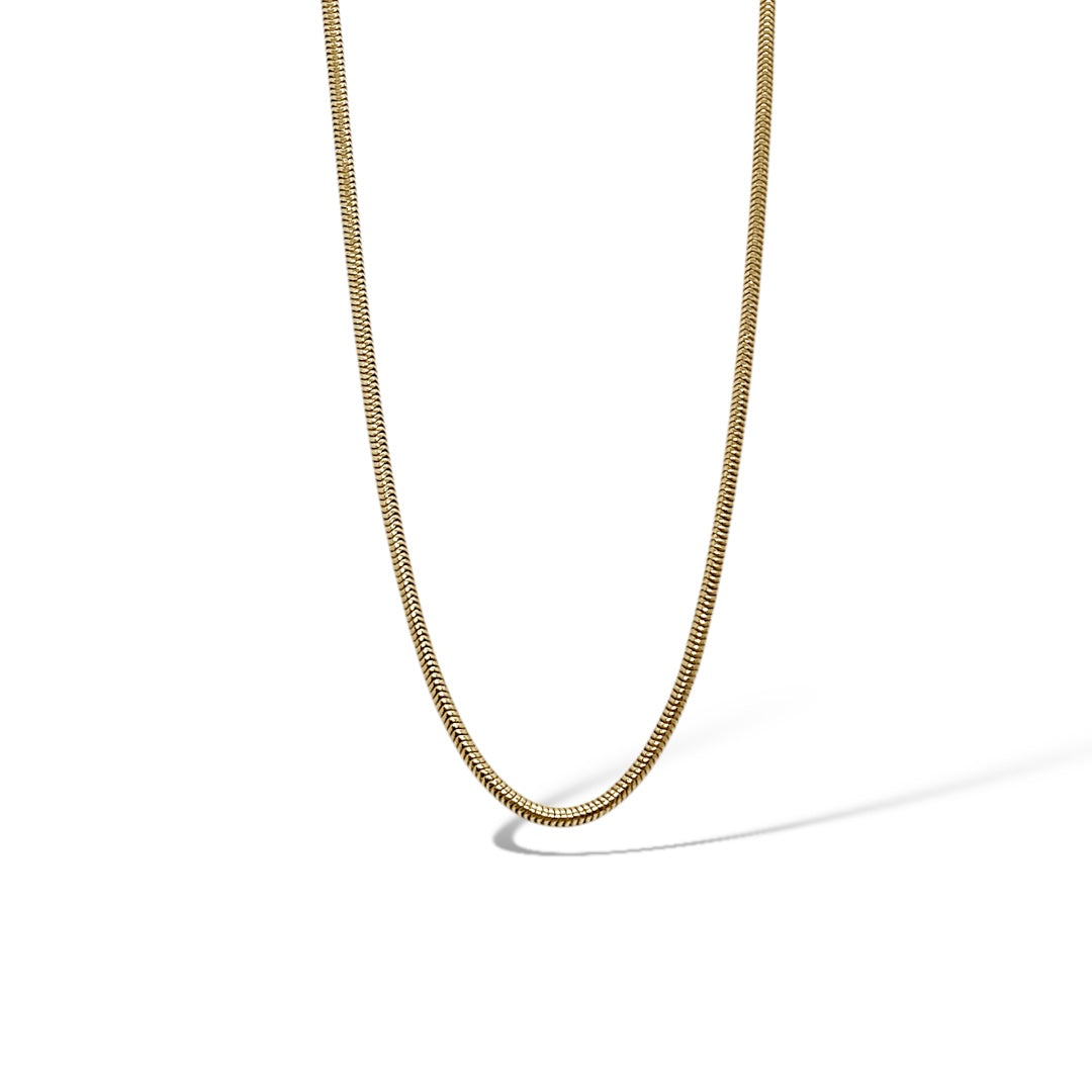 Collana maglia tubolare snake