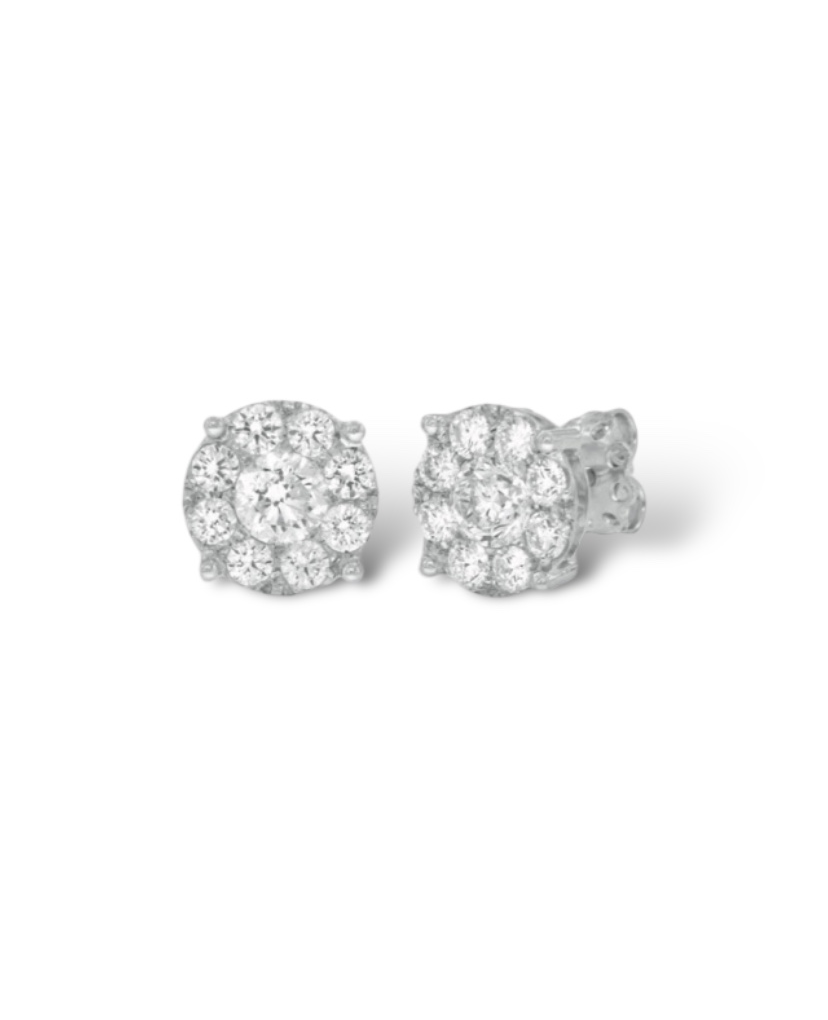 ORECCHINI MAGIC ORO BIANCO CT. 0,10