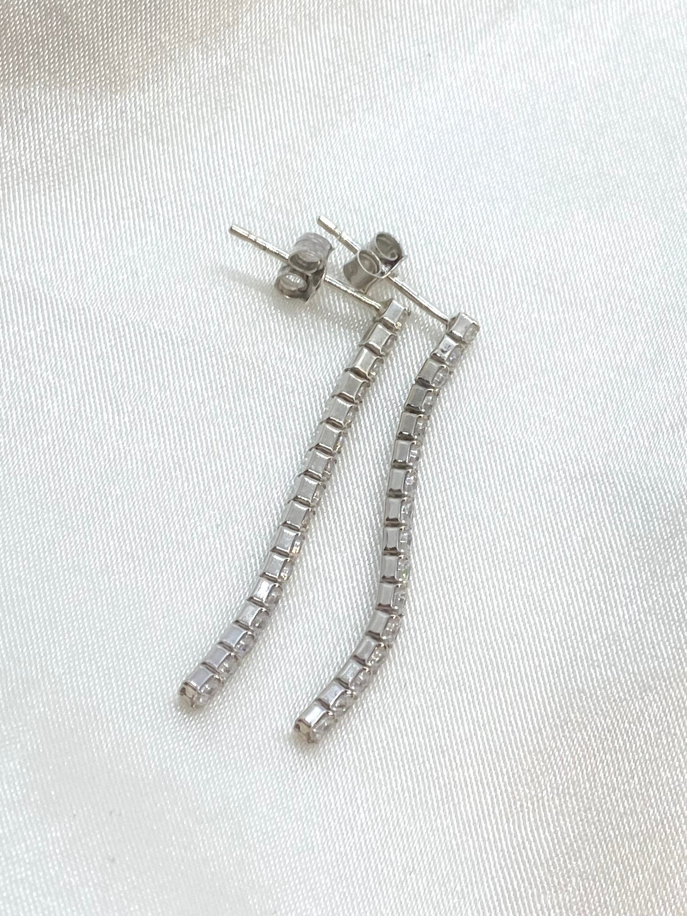 Tennis earrings