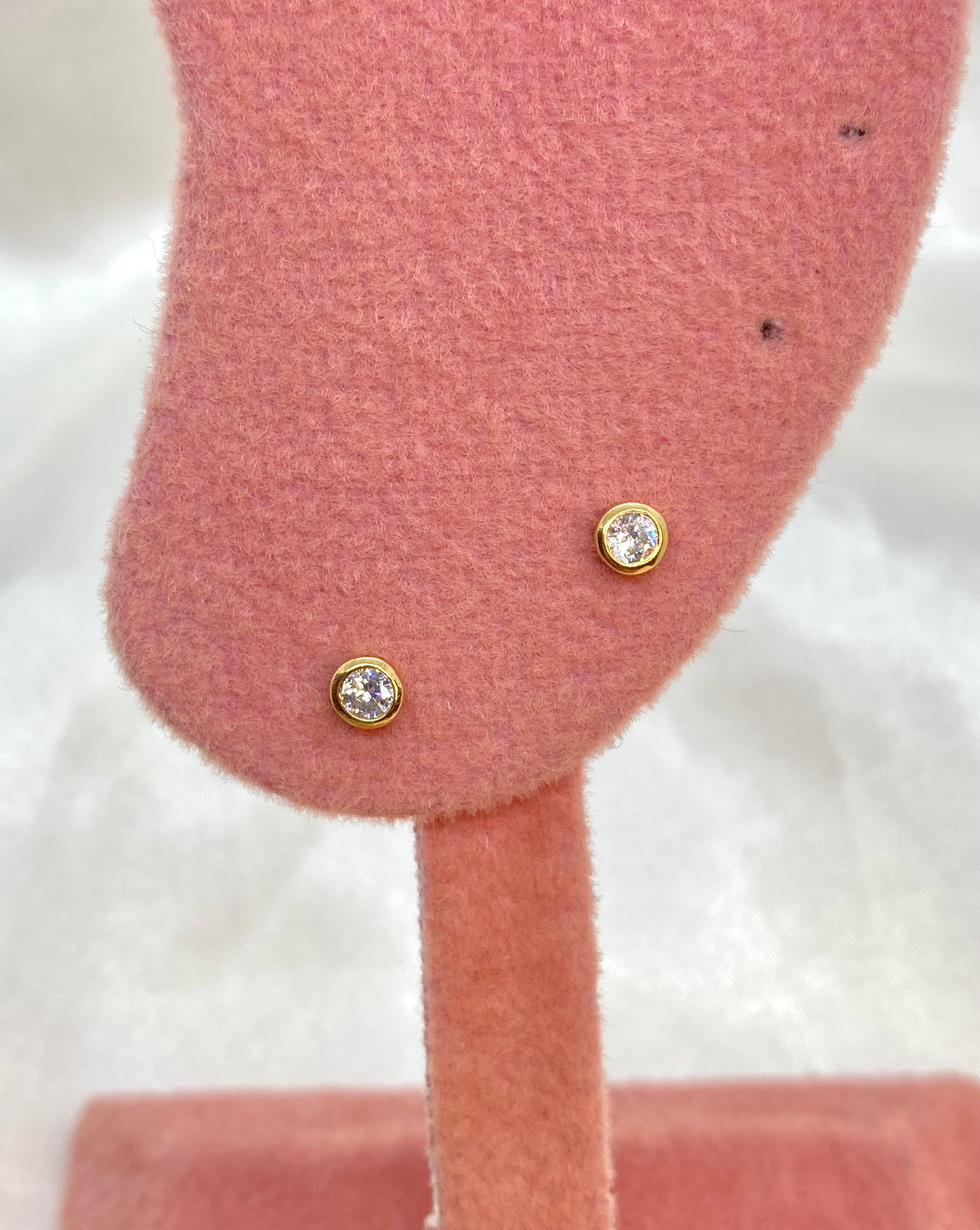 Light onion earrings