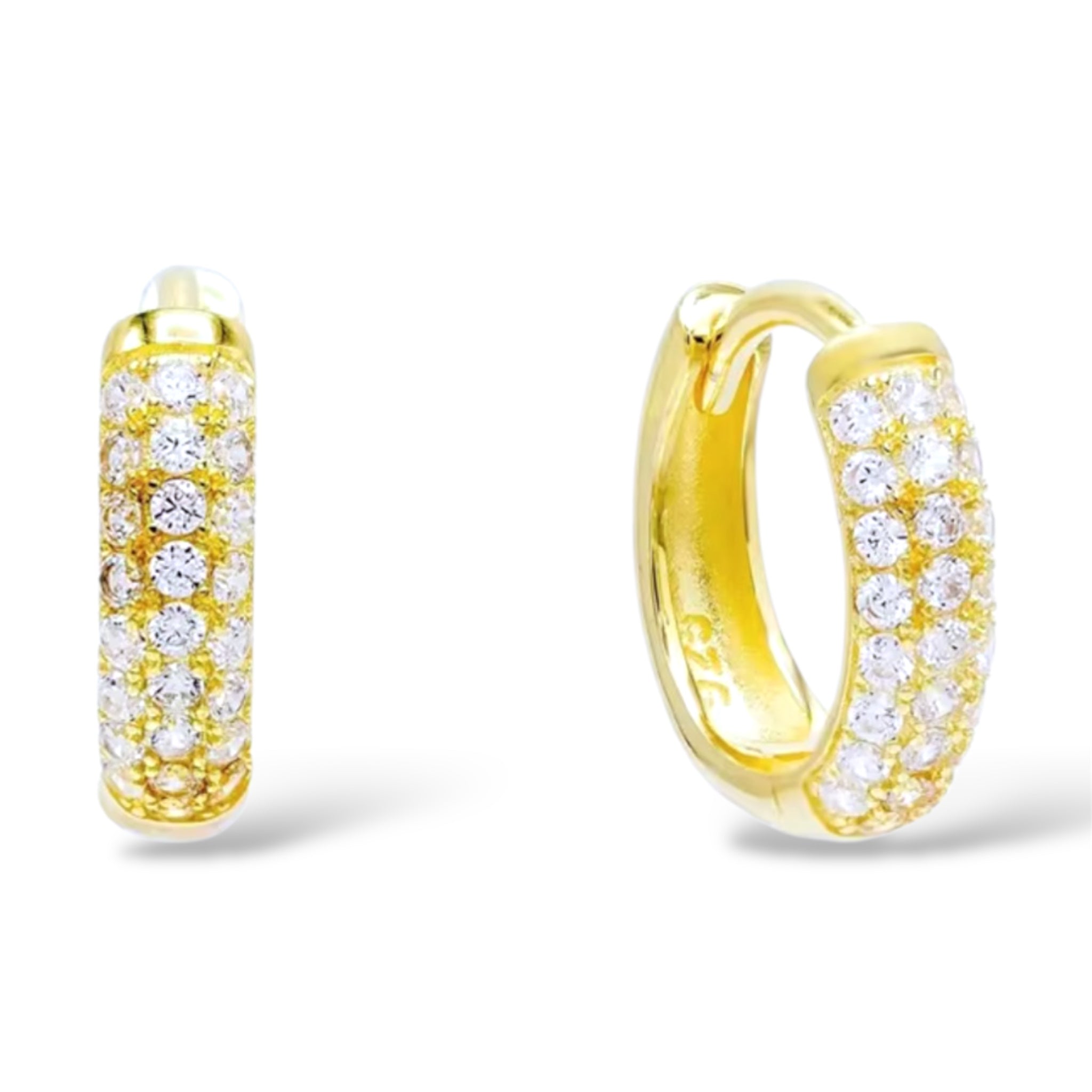 Orecchini pavé luminoso