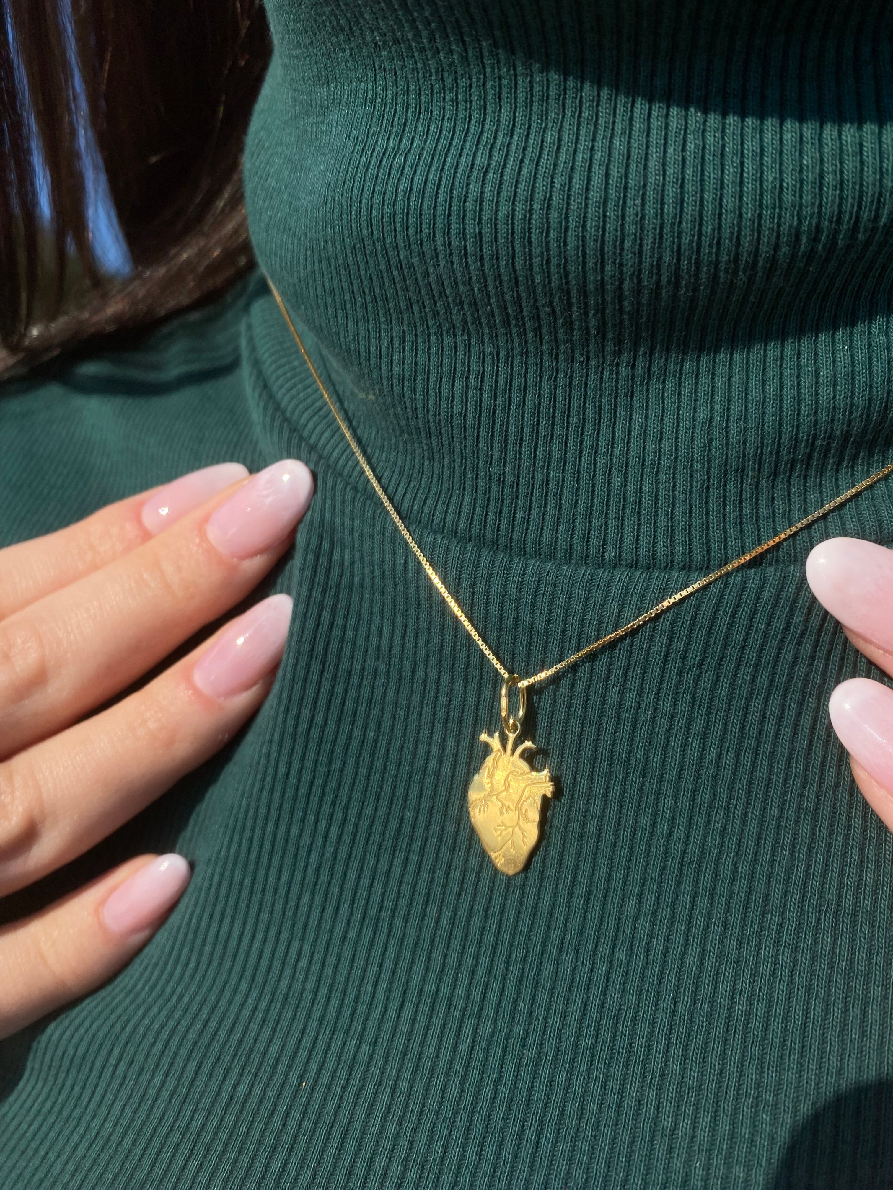Sacred heart necklace