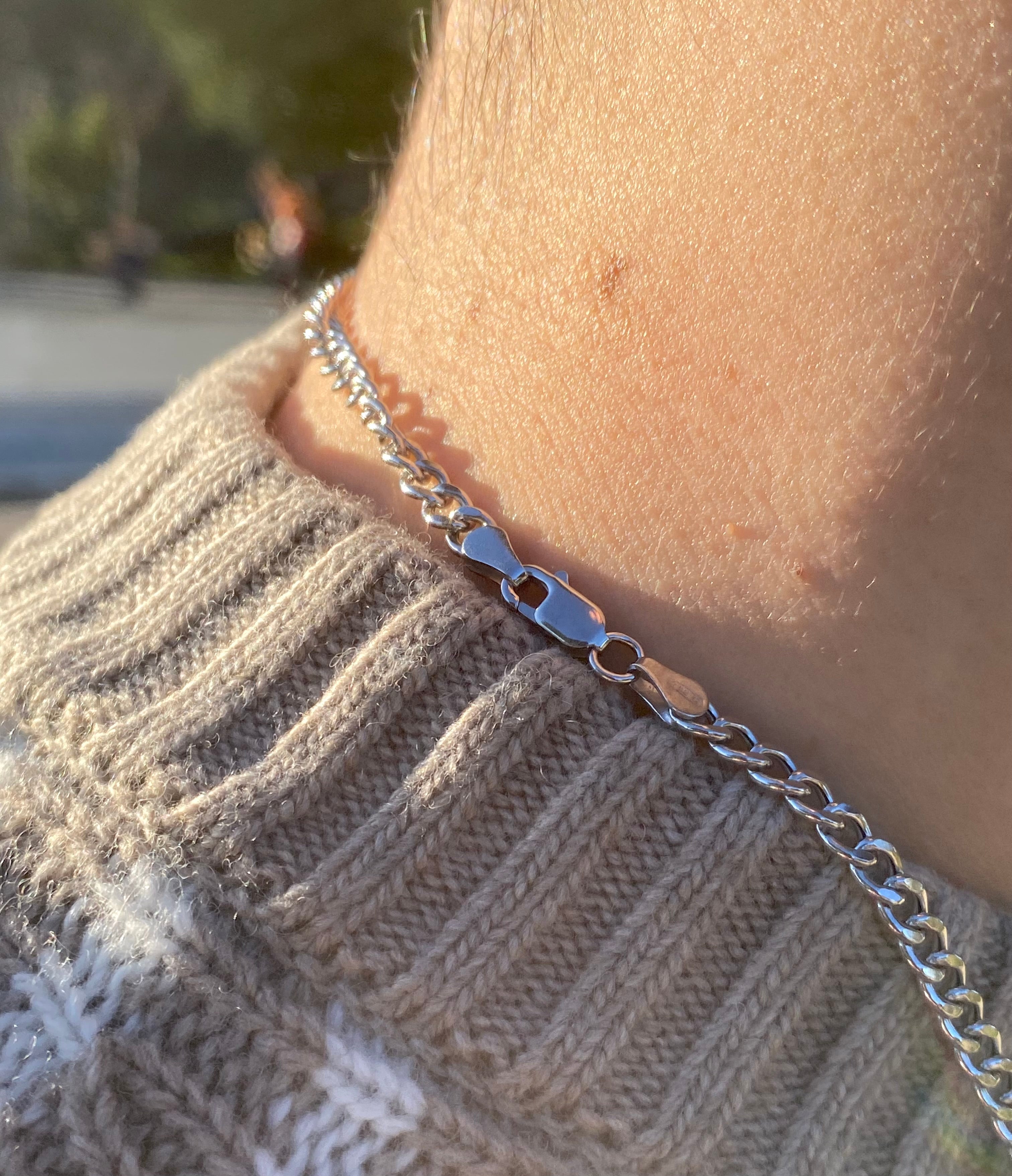 Collana groumette liscia
