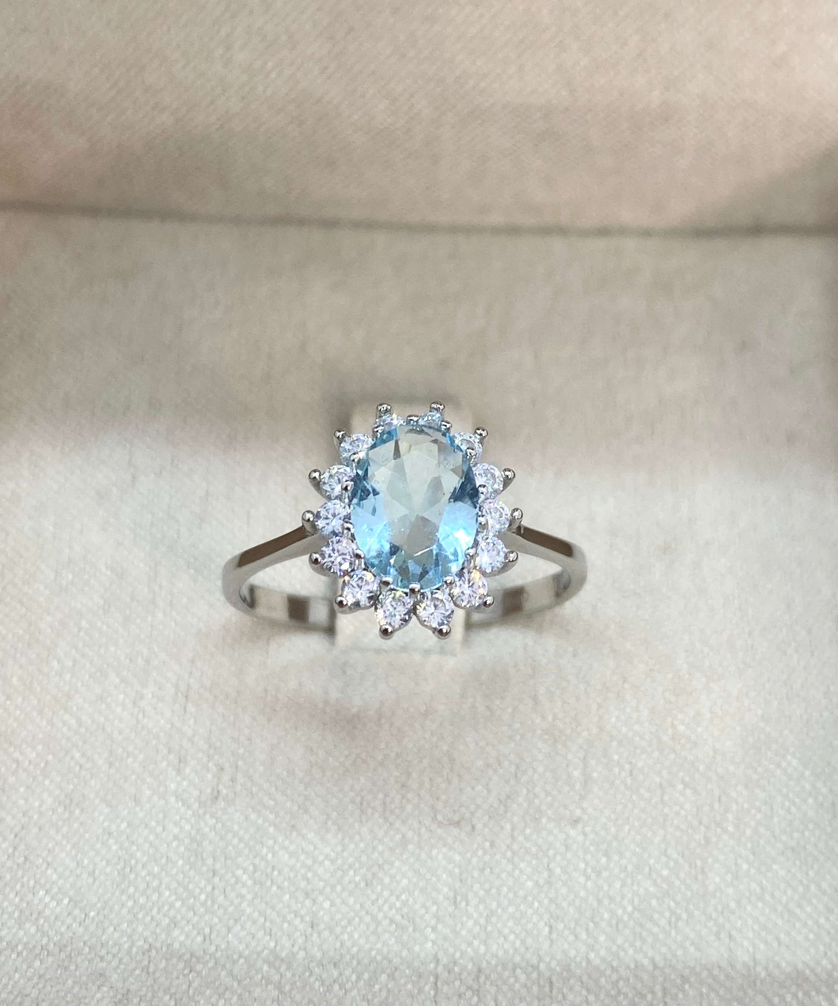 Aquamarine ring