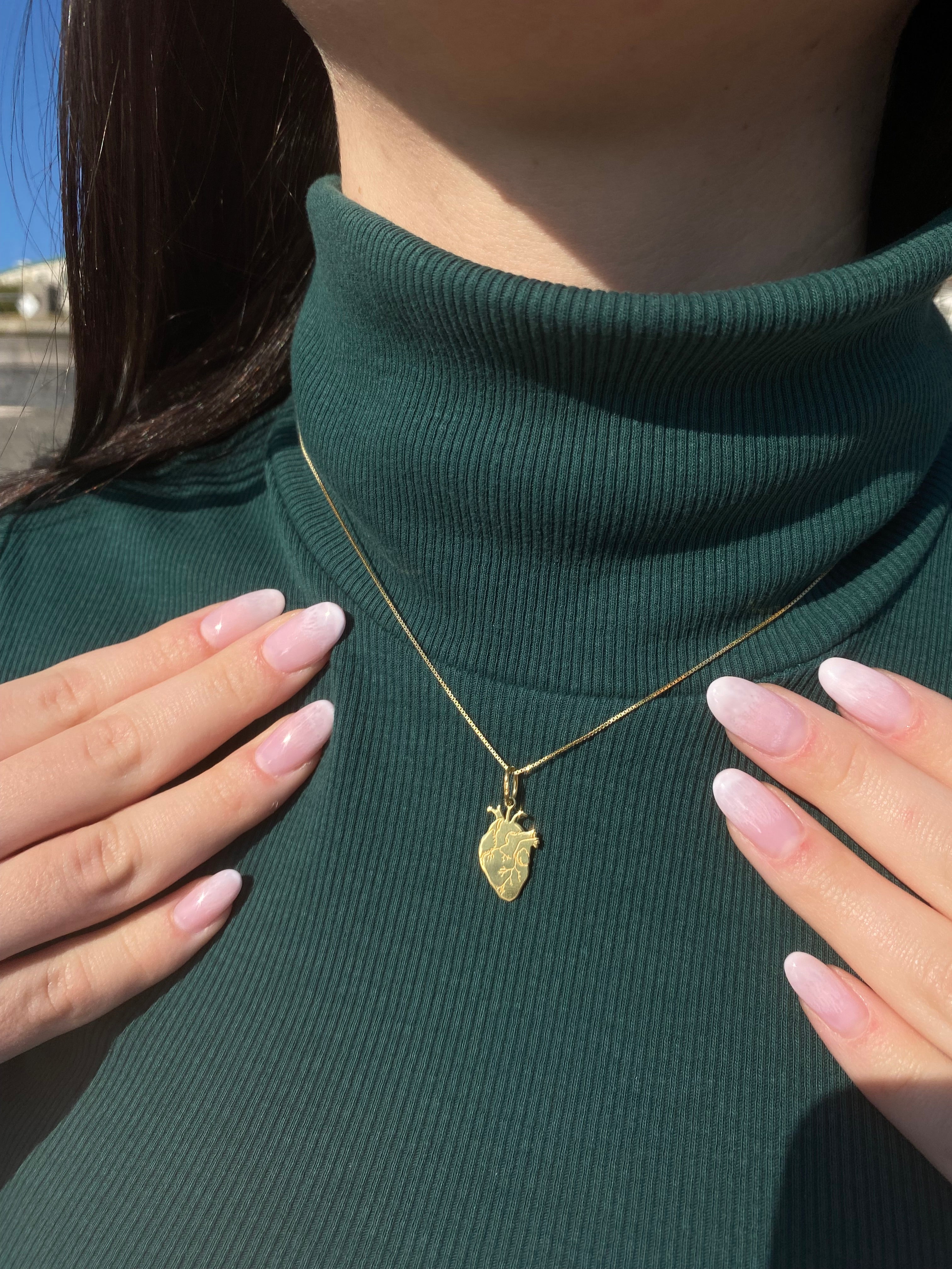 Sacred heart necklace