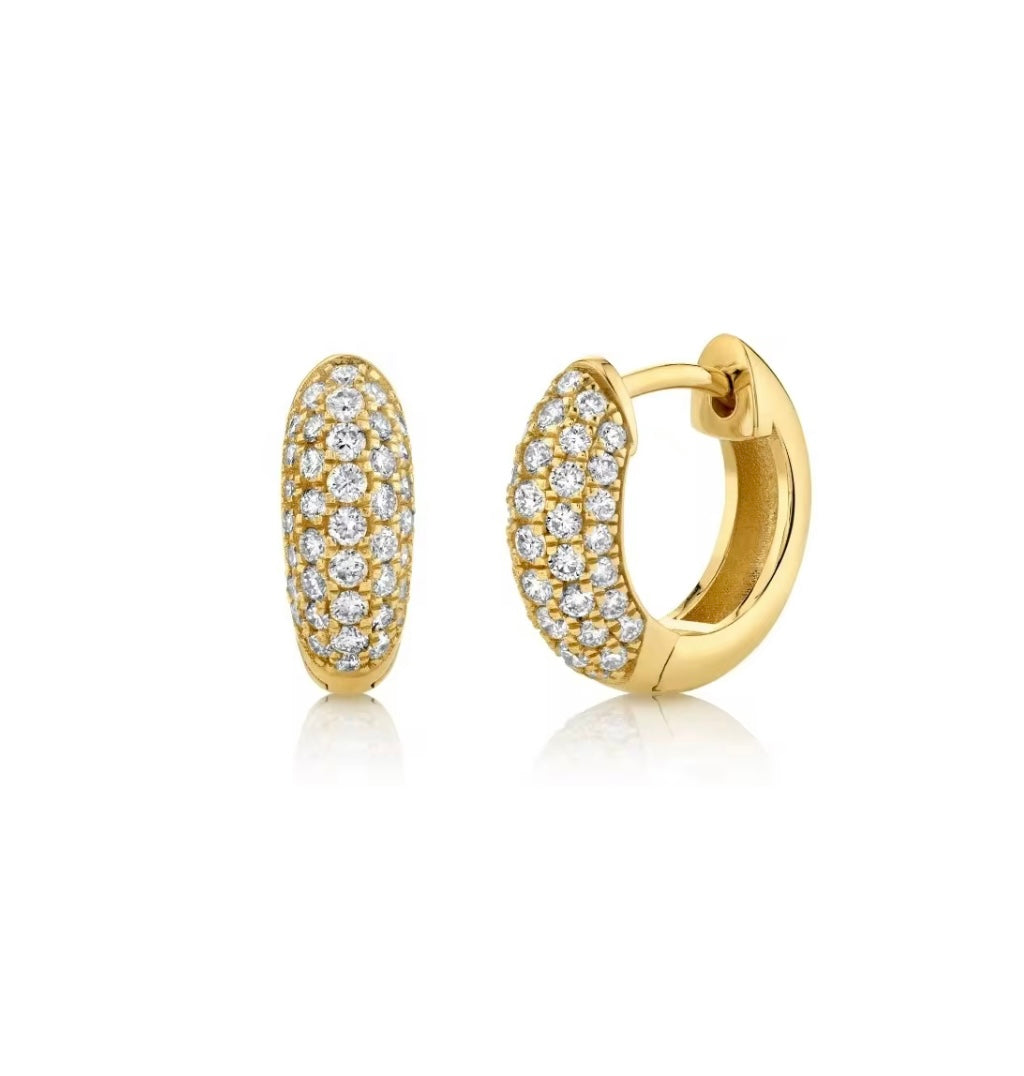 Orecchini pavé luminoso