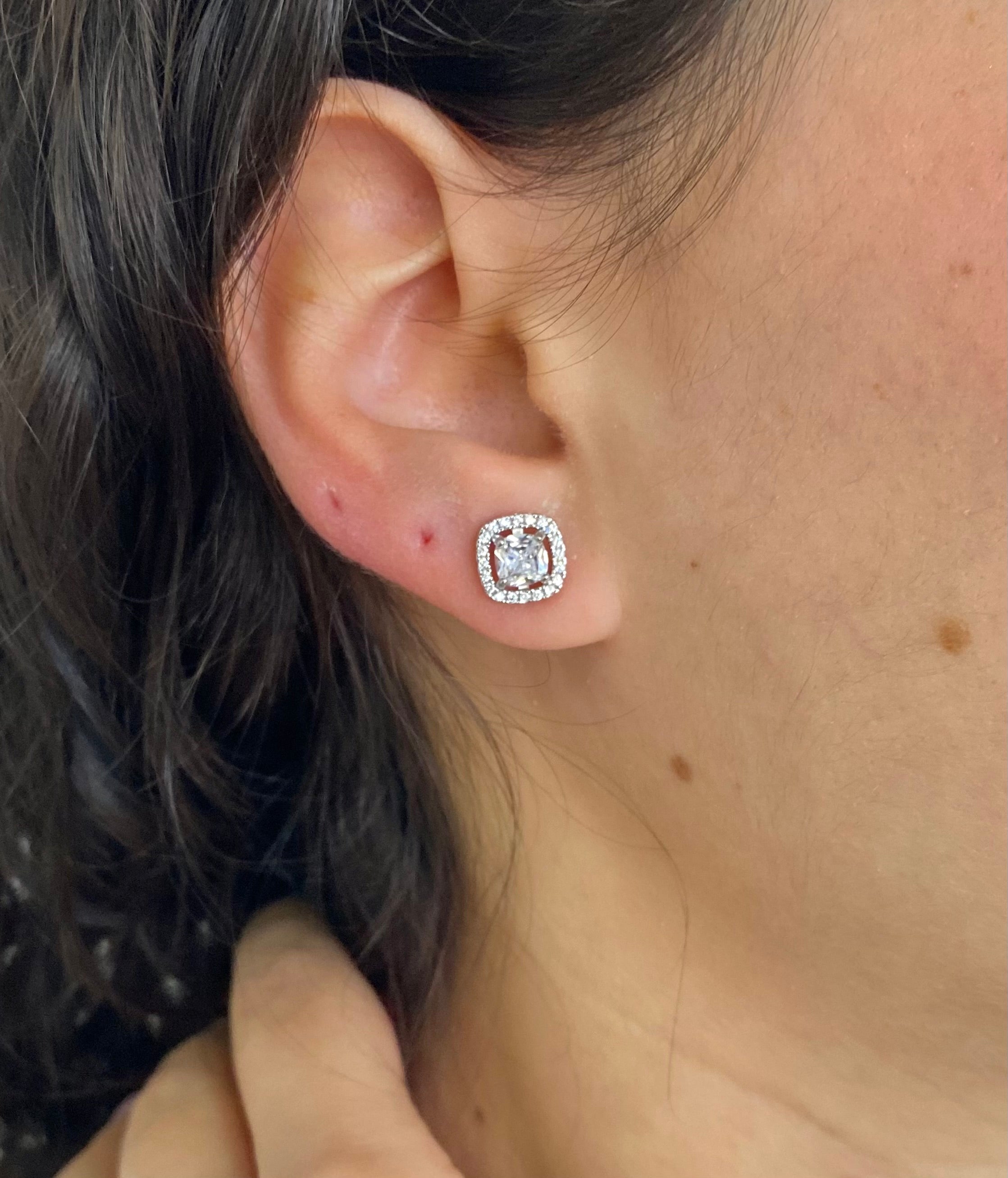 Luxury pavé earrings