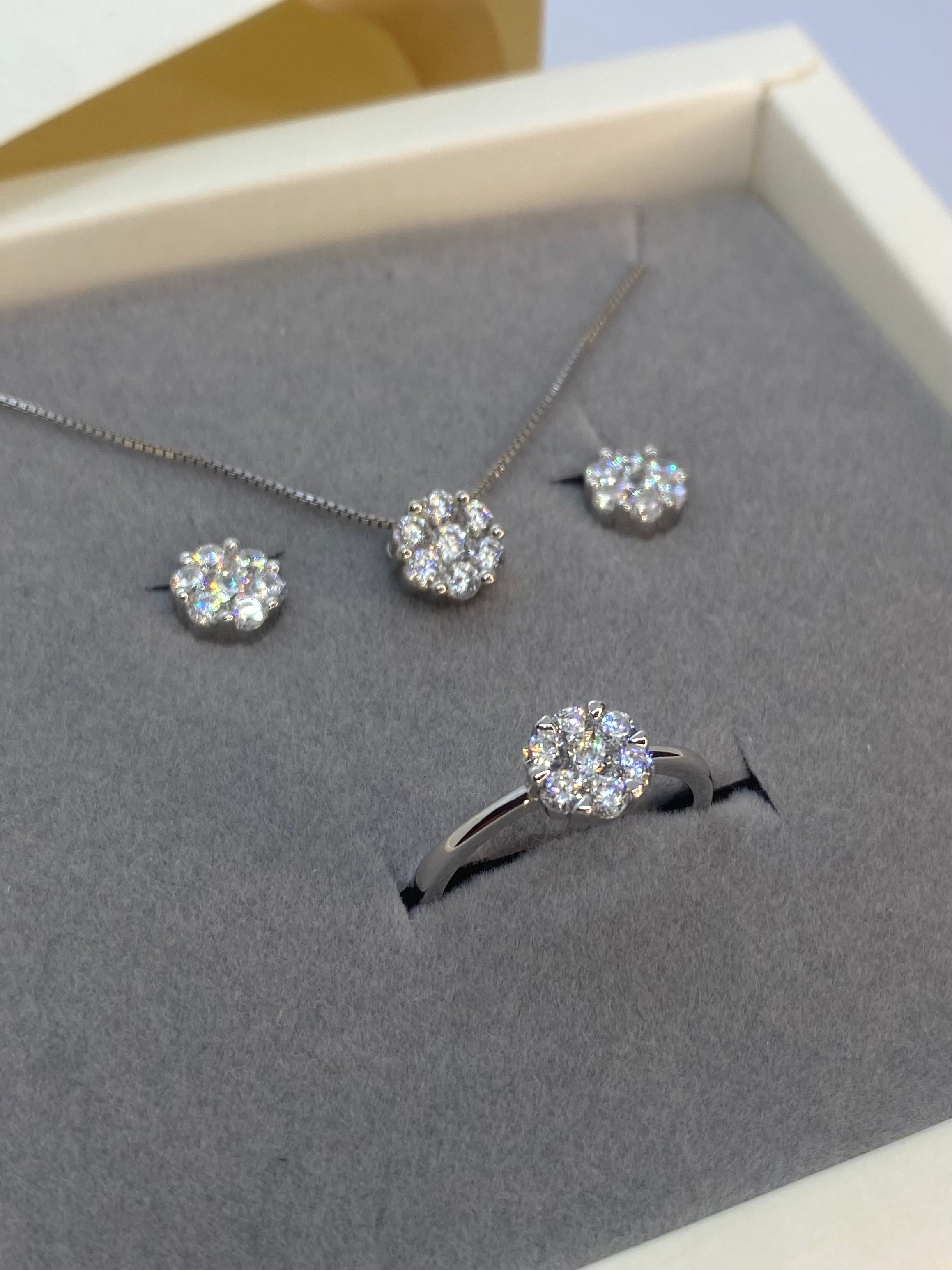 Set fiori scintillante