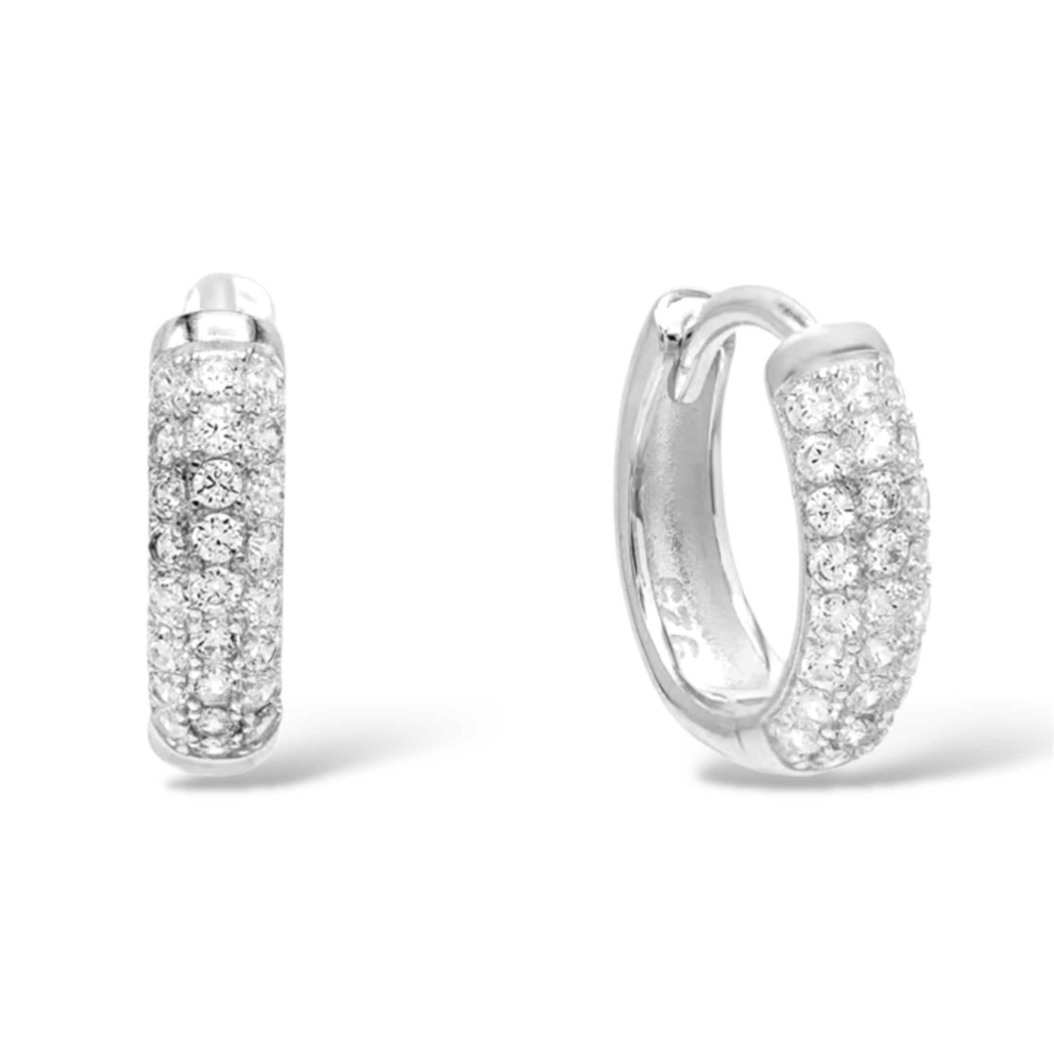 Orecchini pavé luminoso