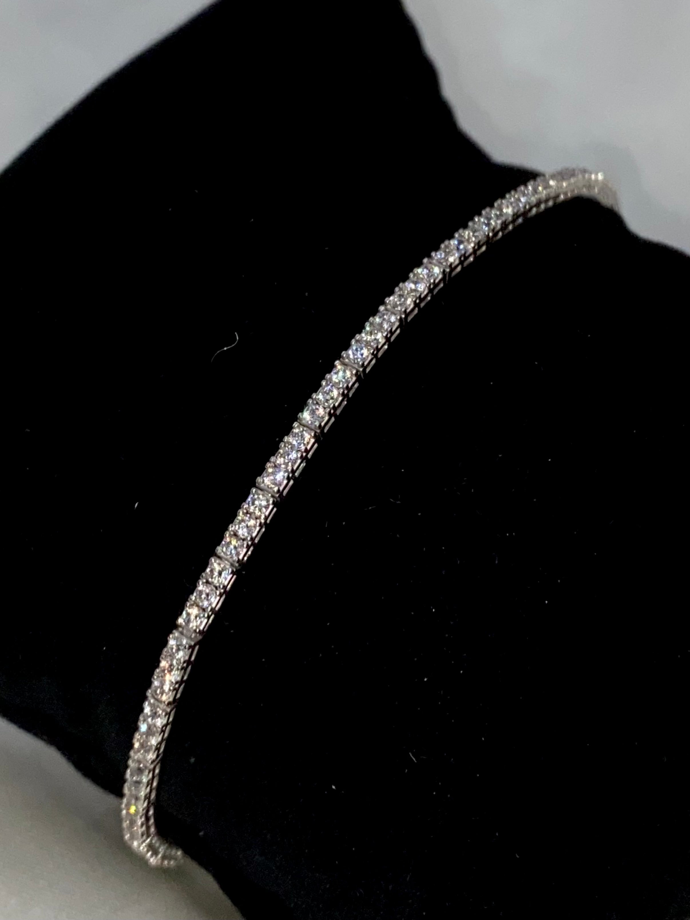 Bracciale tennis in oro 18kt