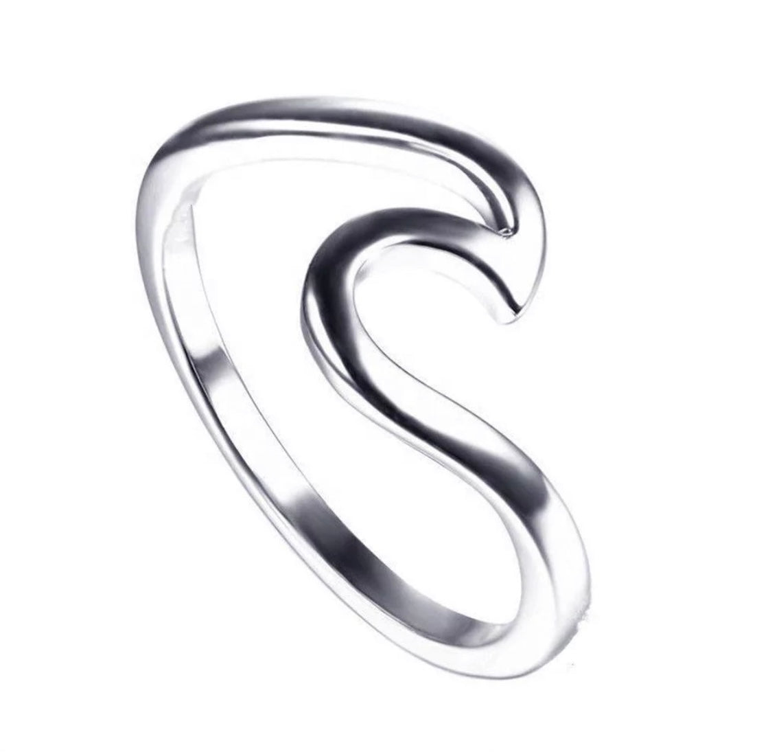 Anello onda liscio