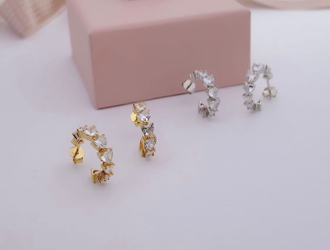 Hearts earrings
