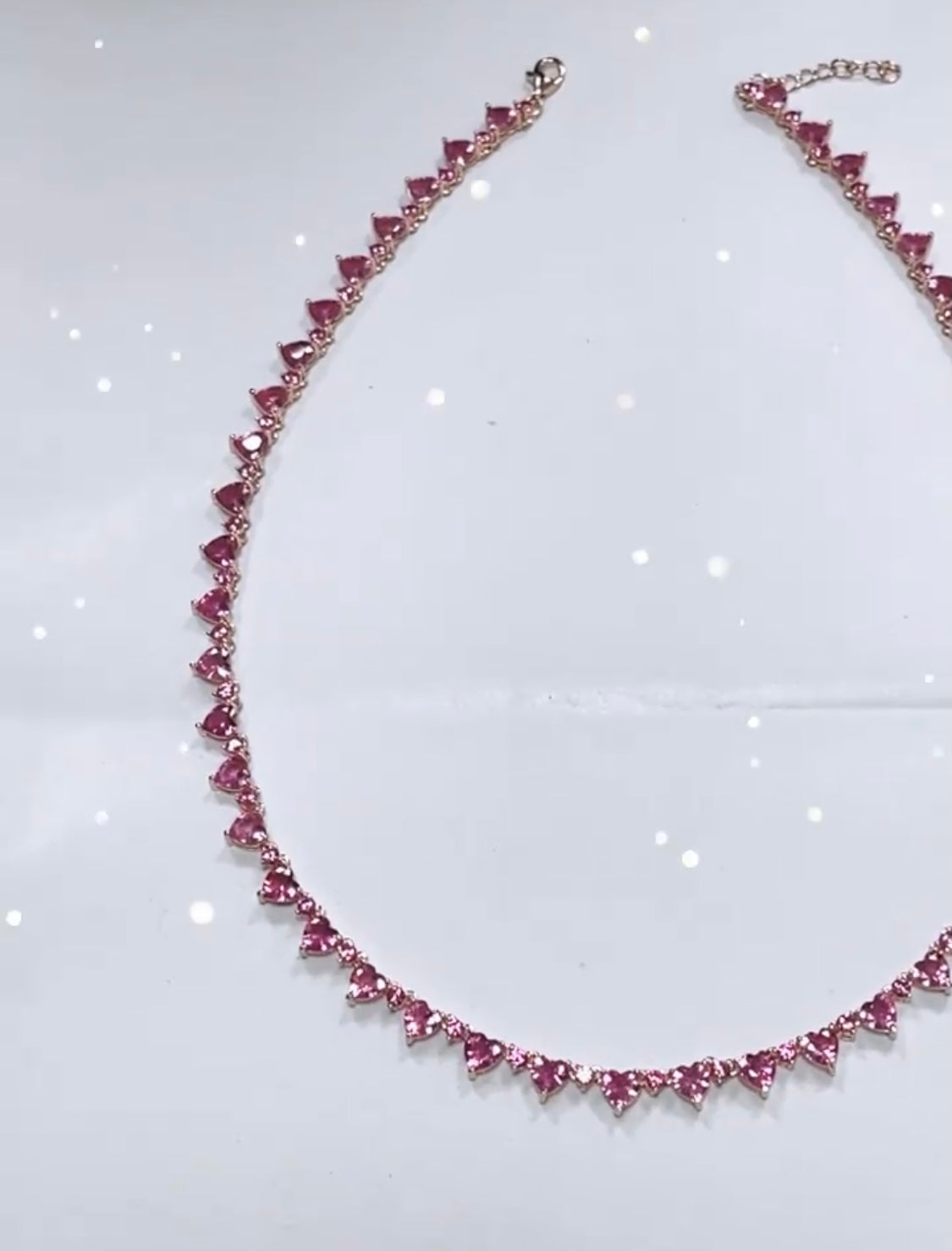 Pink Heart Chocker