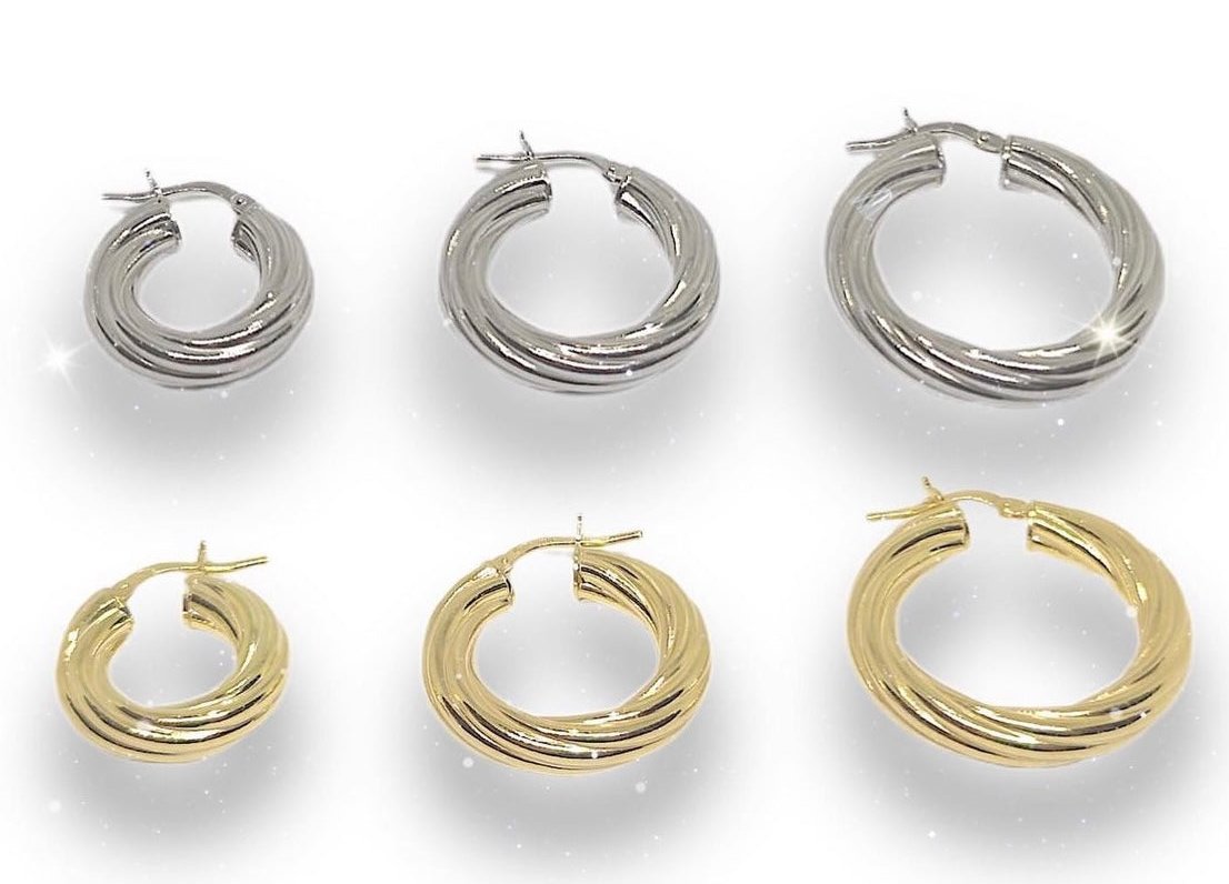 Torchon earrings