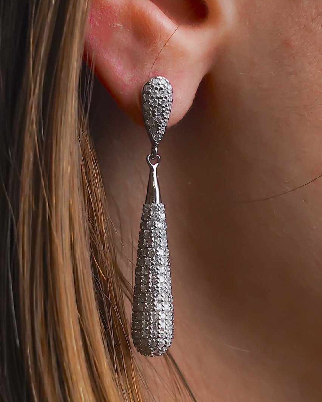 Gocce di Pavé earrings
