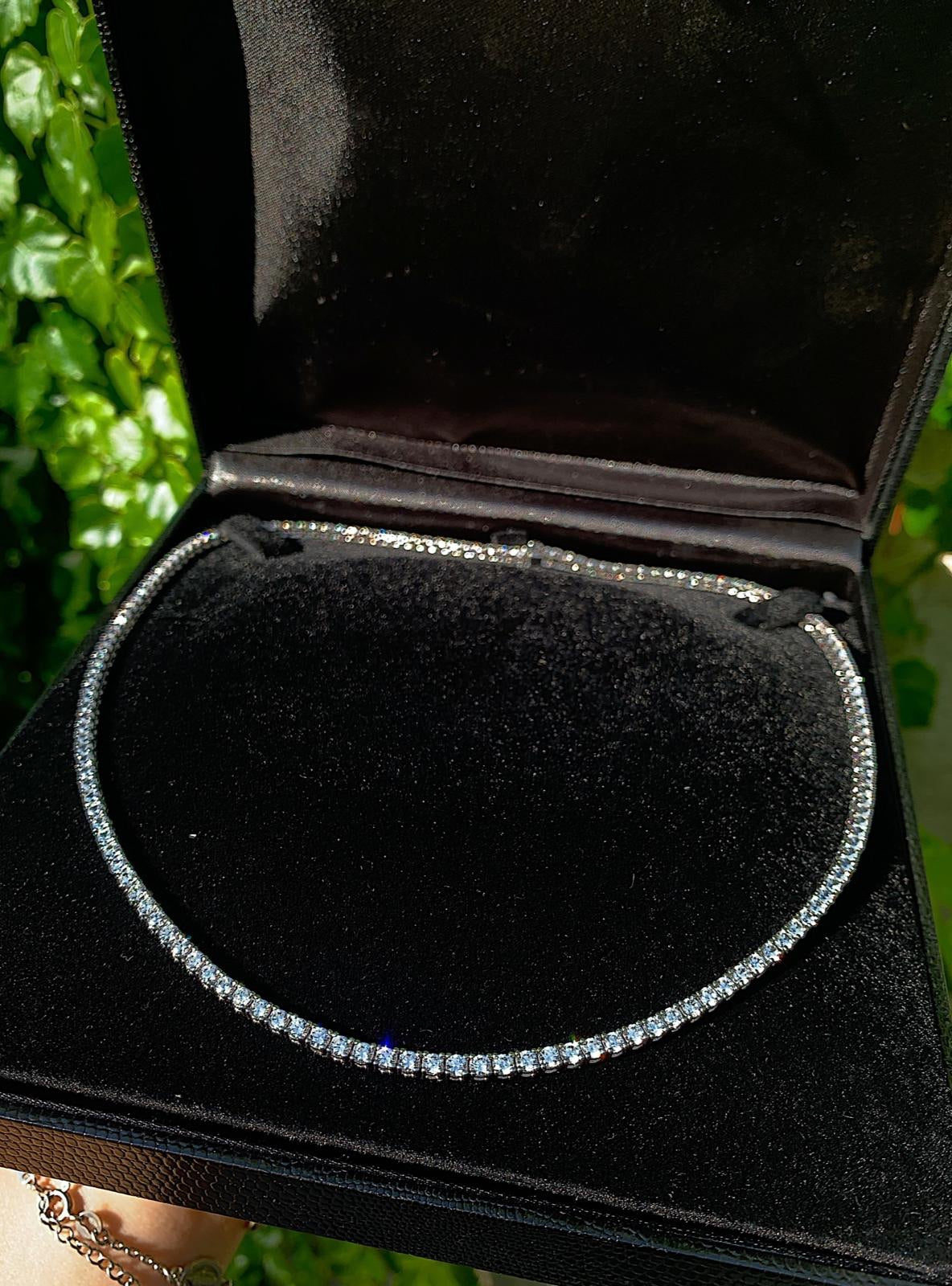 Tennis necklace.